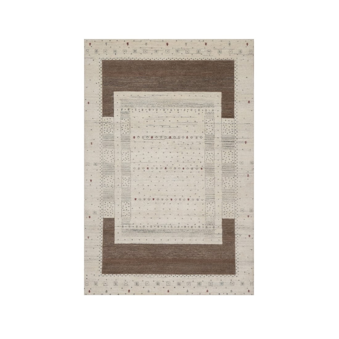 Rug 5'x8' Chiffon White Modern Design Lori Buft Pure Wool Hand Knotted: Rug 5'x8' Chiffon White Modern Design Lori Buft Pure Wool Hand Knotted This listing features Rug 5'x8' Chiffon White Modern Design Lori Buft Pure Wool Hand Knotted. Item specifics are provided below.