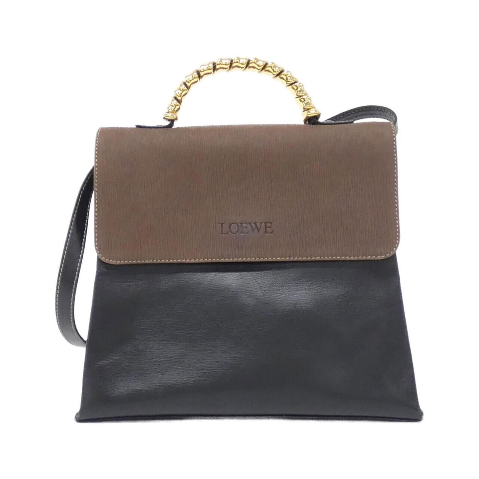 Leather Loewe Handbag (1 of 10)