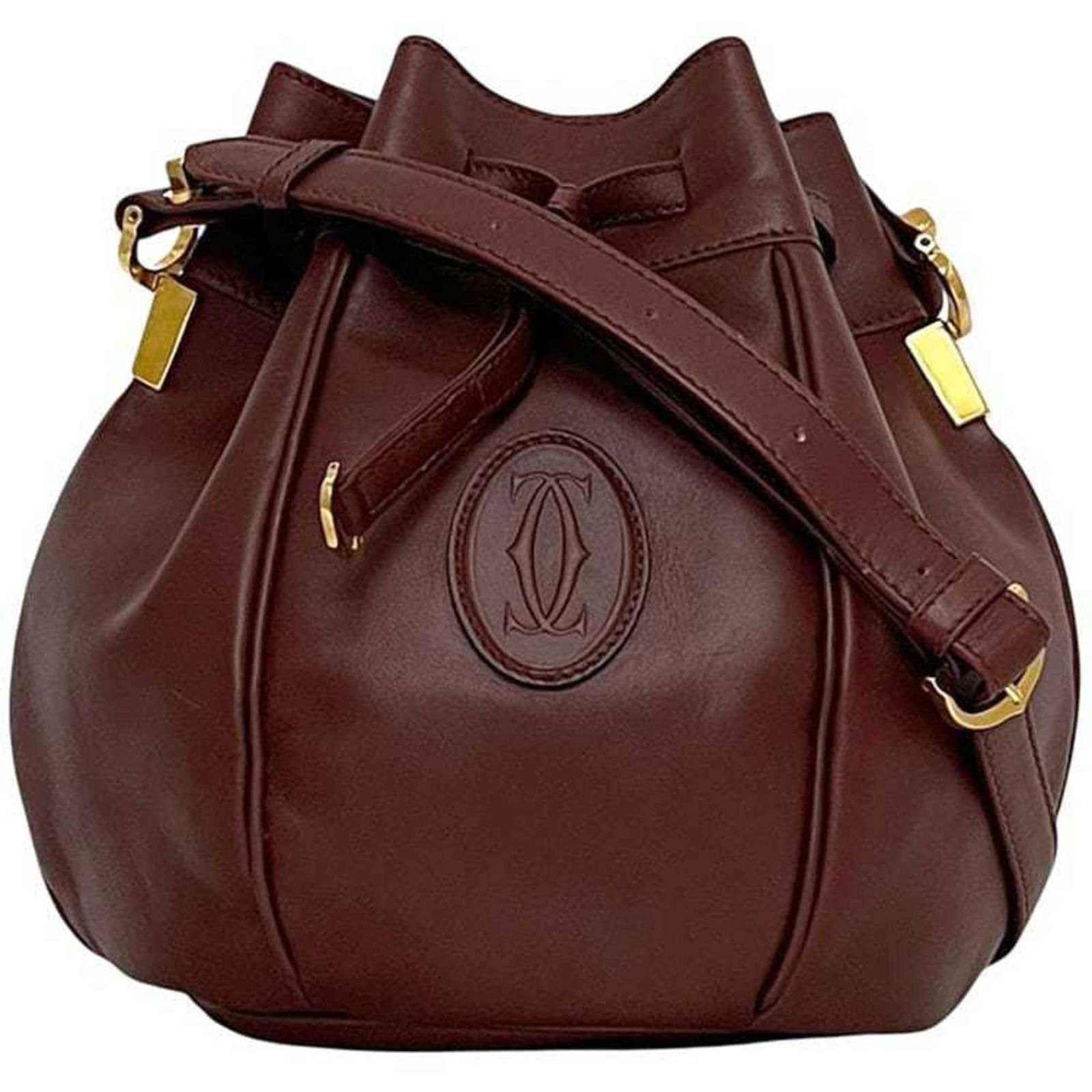 Leather Cartier Shoulder Bag (1 of 11)