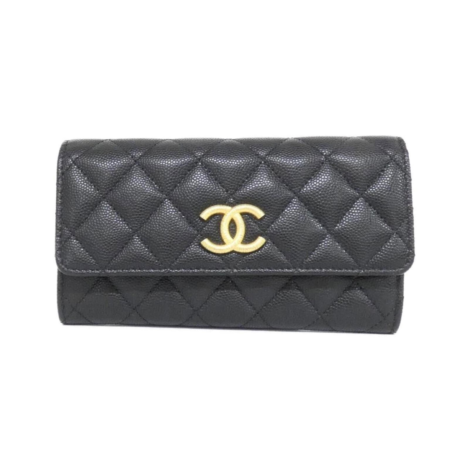 Calfskin Chanel Long Wallet (Bi-Fold) Grained: Calfskin Chanel Long Wallet (Bi-Fold) Grained This listing features Calfskin Chanel Long Wallet (Bi-Fold) Grained. Item specifics are provided below. Item Specifics: Brand: Chanel Type: Long Wallet (B