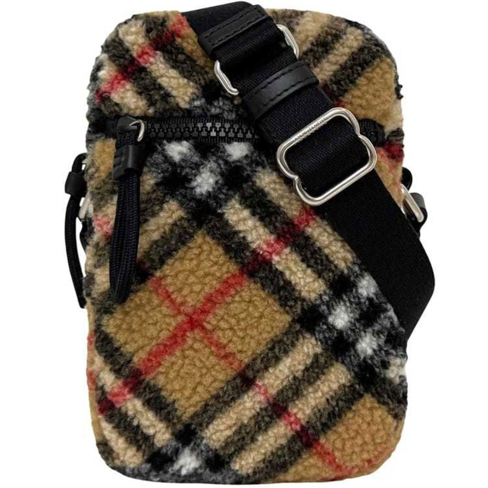 Leather - Burberry Shoulder Bag Wool: Leather - Burberry Shoulder Bag Wool This listing features Leather - Burberry Shoulder Bag Wool. Item specifics are provided below. Item Specifics: Brand: Burberry Type: Shoulder Bag Material: Wool ,