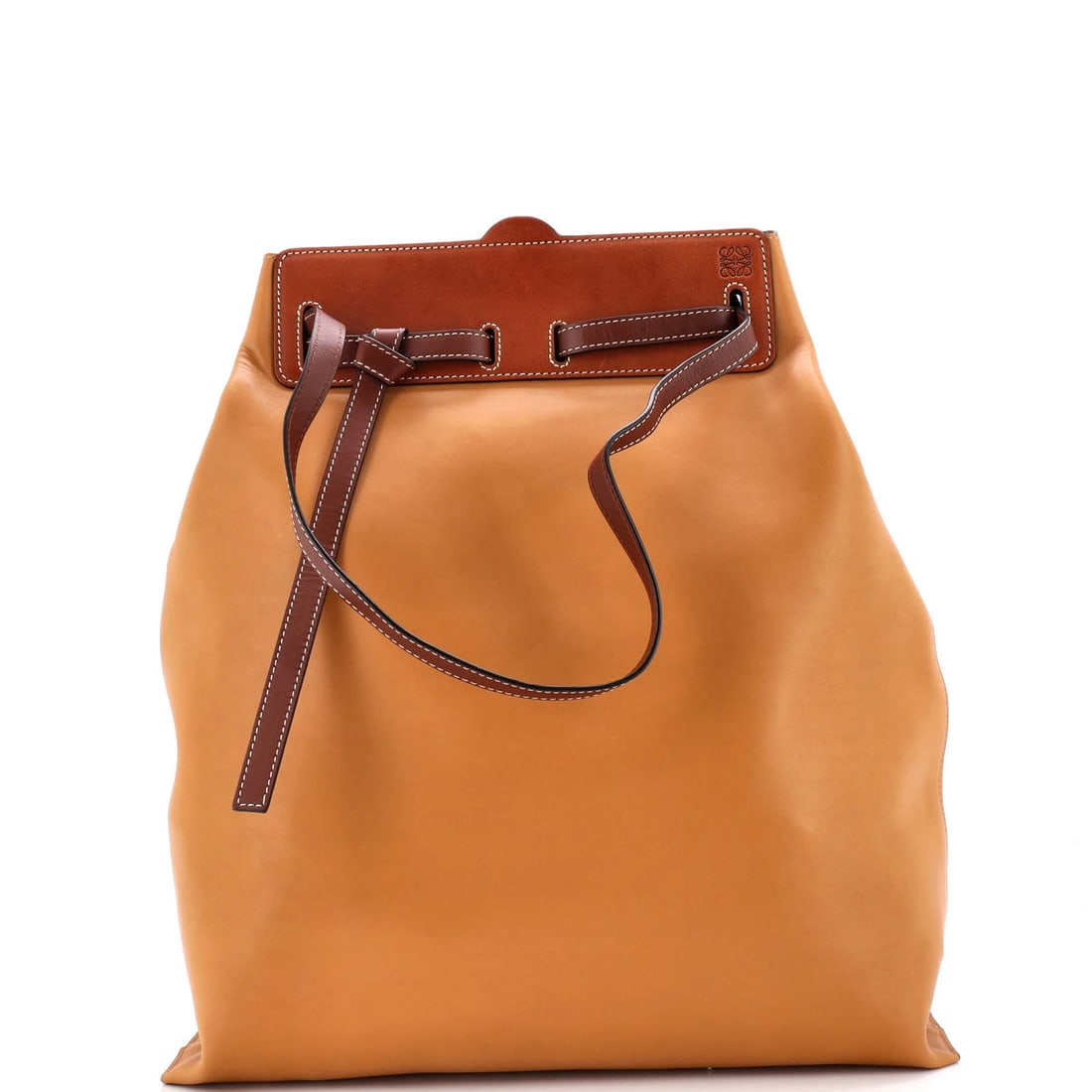 Leather Loewe Lazo Tote Bag (1 of 5)