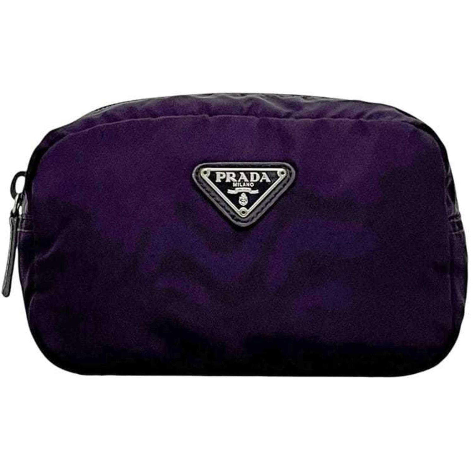 Leather - Prada Pouch Nylon: Leather - Prada Pouch Nylon This listing features Leather - Prada Pouch Nylon. Item specifics are provided below. Item Specifics: Brand: Prada Type: Pouch Material: Nylon , Leather Color: Purple Gende