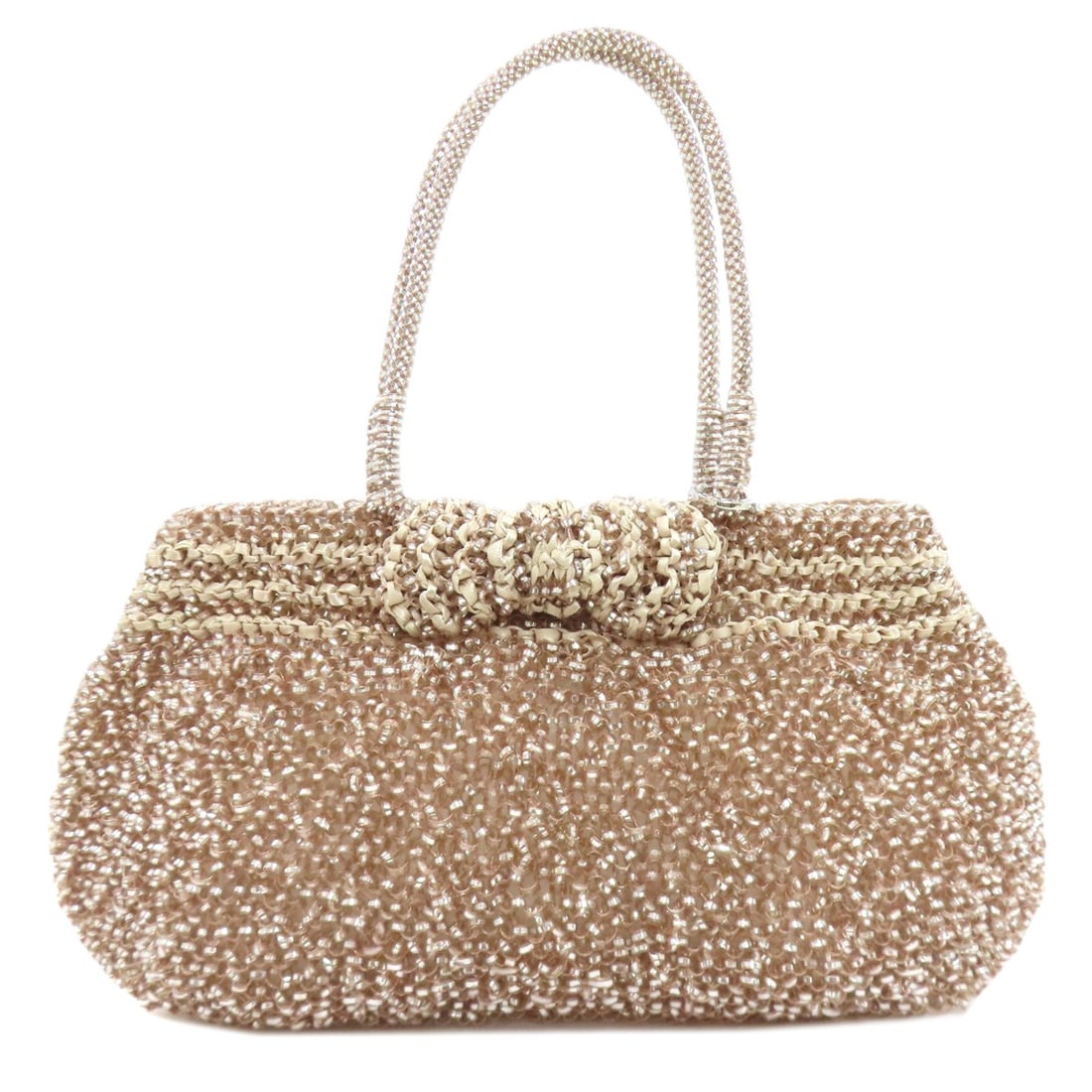 PVC ANTEPRIMA Wire Bag Ribbon Argento Handbag (1 of 14)