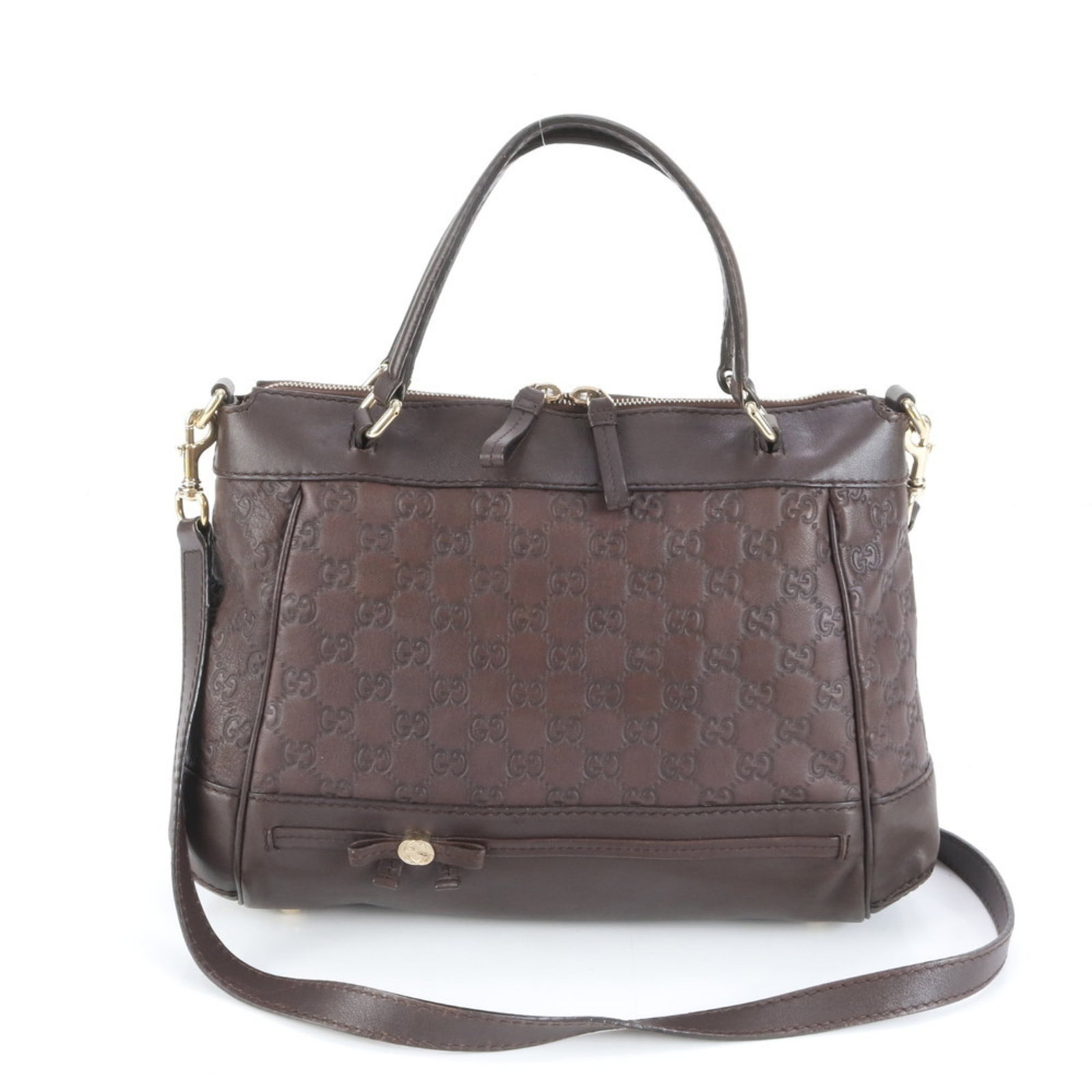 Shoulder Bag Leather - Gucci Handbag: Shoulder Bag Leather - Gucci Handbag This listing features Shoulder Bag Leather - Gucci Handbag. Item specifics are provided below. Item Specifics: Brand: Gucci Type: Handbag, Shoulder Bag Material: