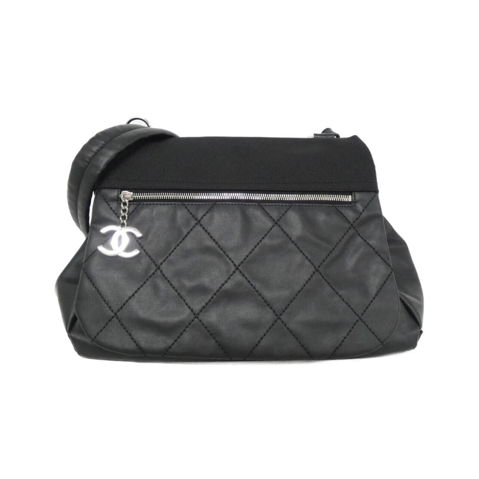 Canvas Chanel Shoulder Bag (1 of 10)