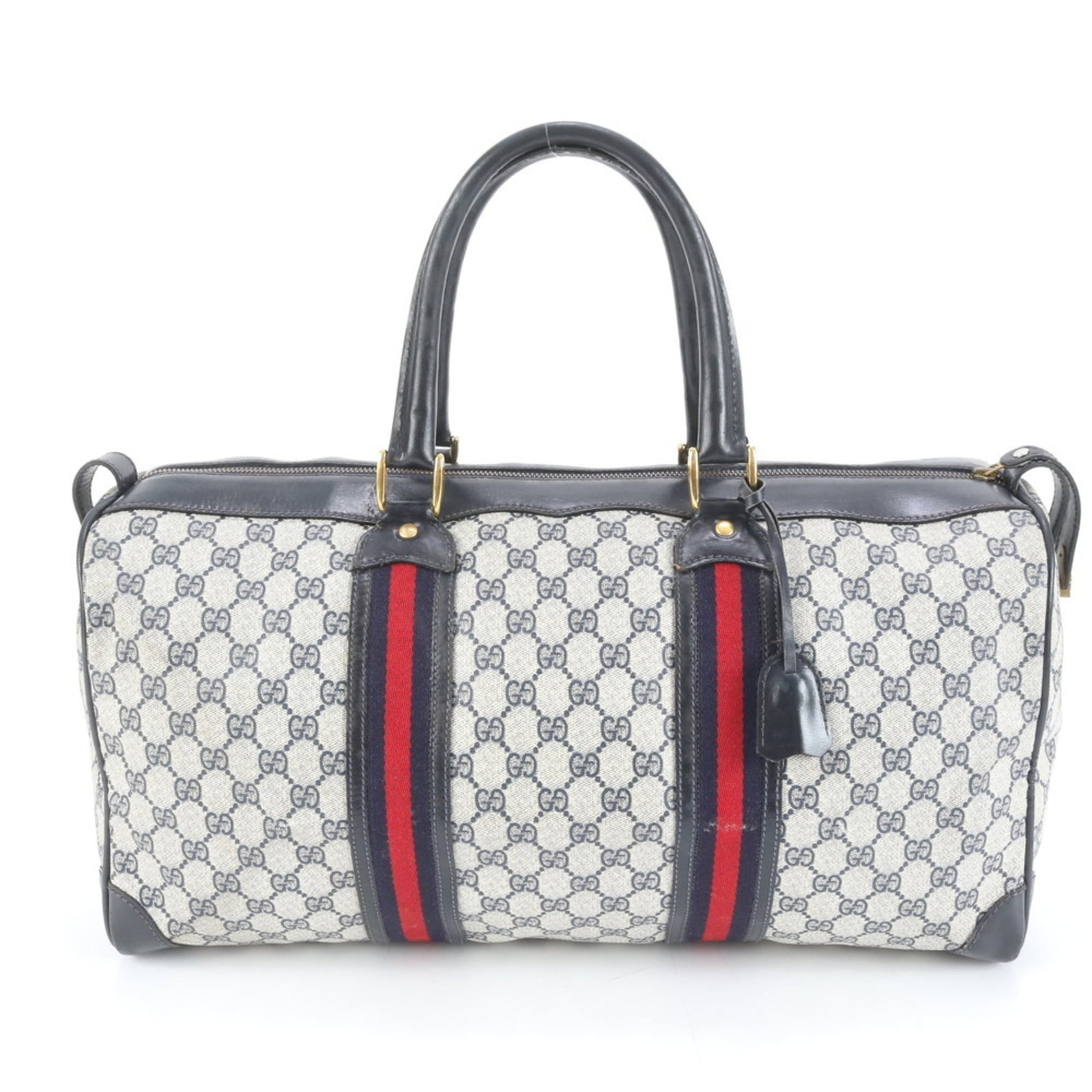 Coated Canvas - Gucci Boston Bag - Tote Bag Leather (1 of 8)