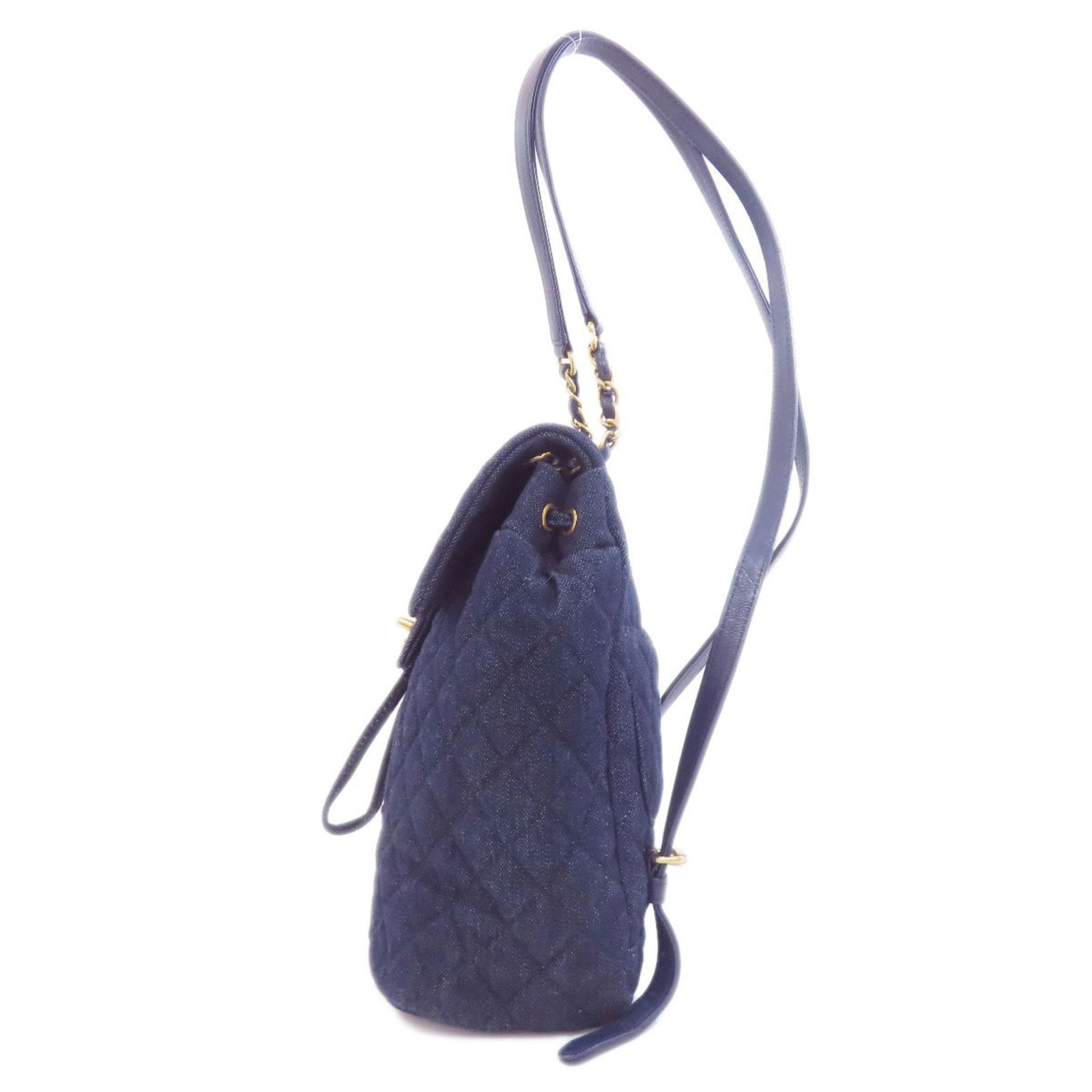 Denim Chanel Backpack - 3