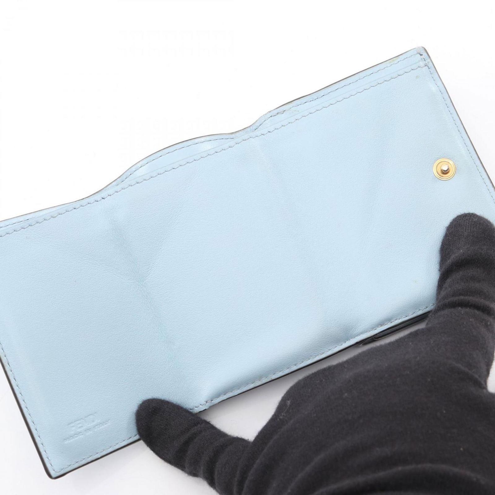 Leather Fendi Wallet (Tri-Fold) - 3