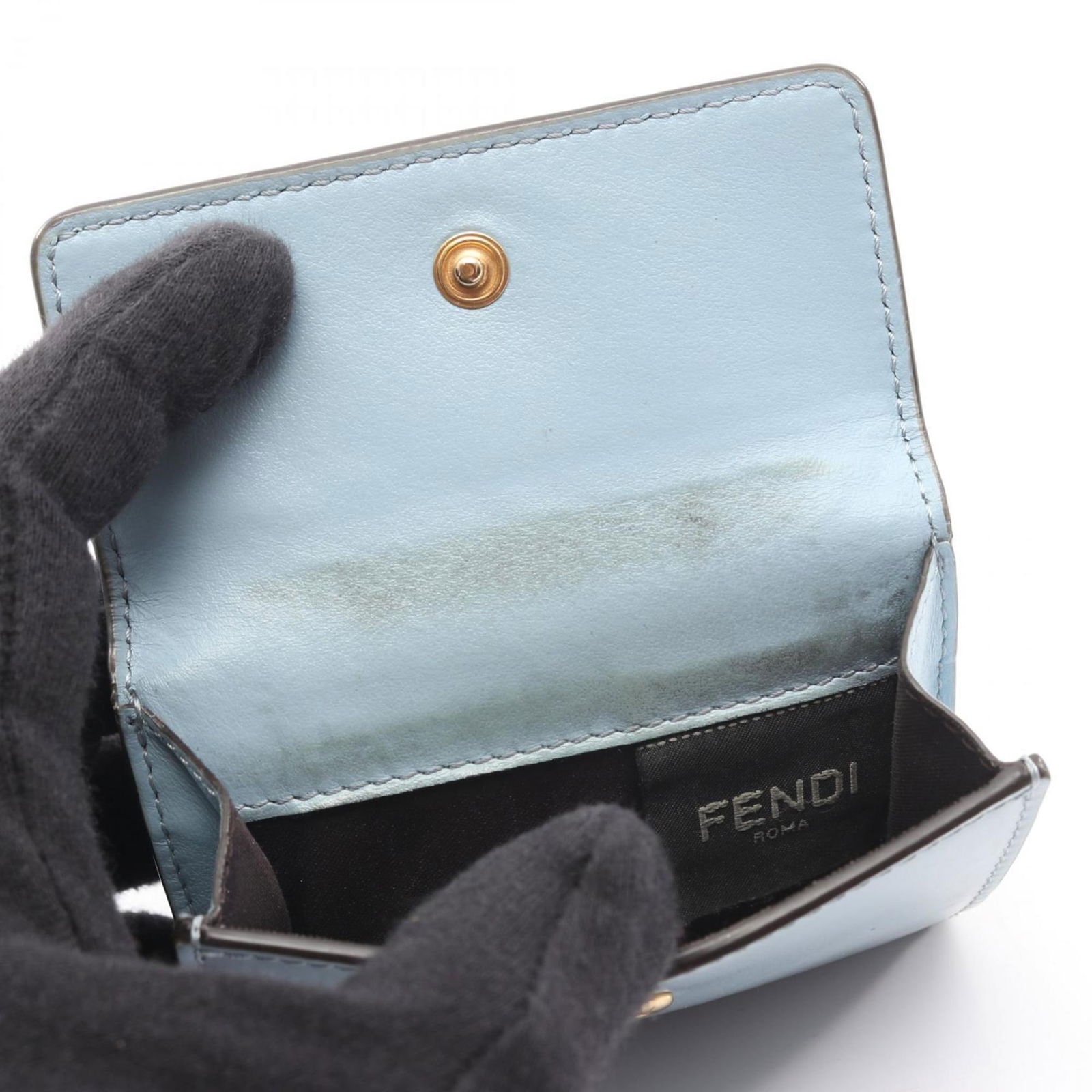 Leather Fendi Wallet (Tri-Fold) - 6
