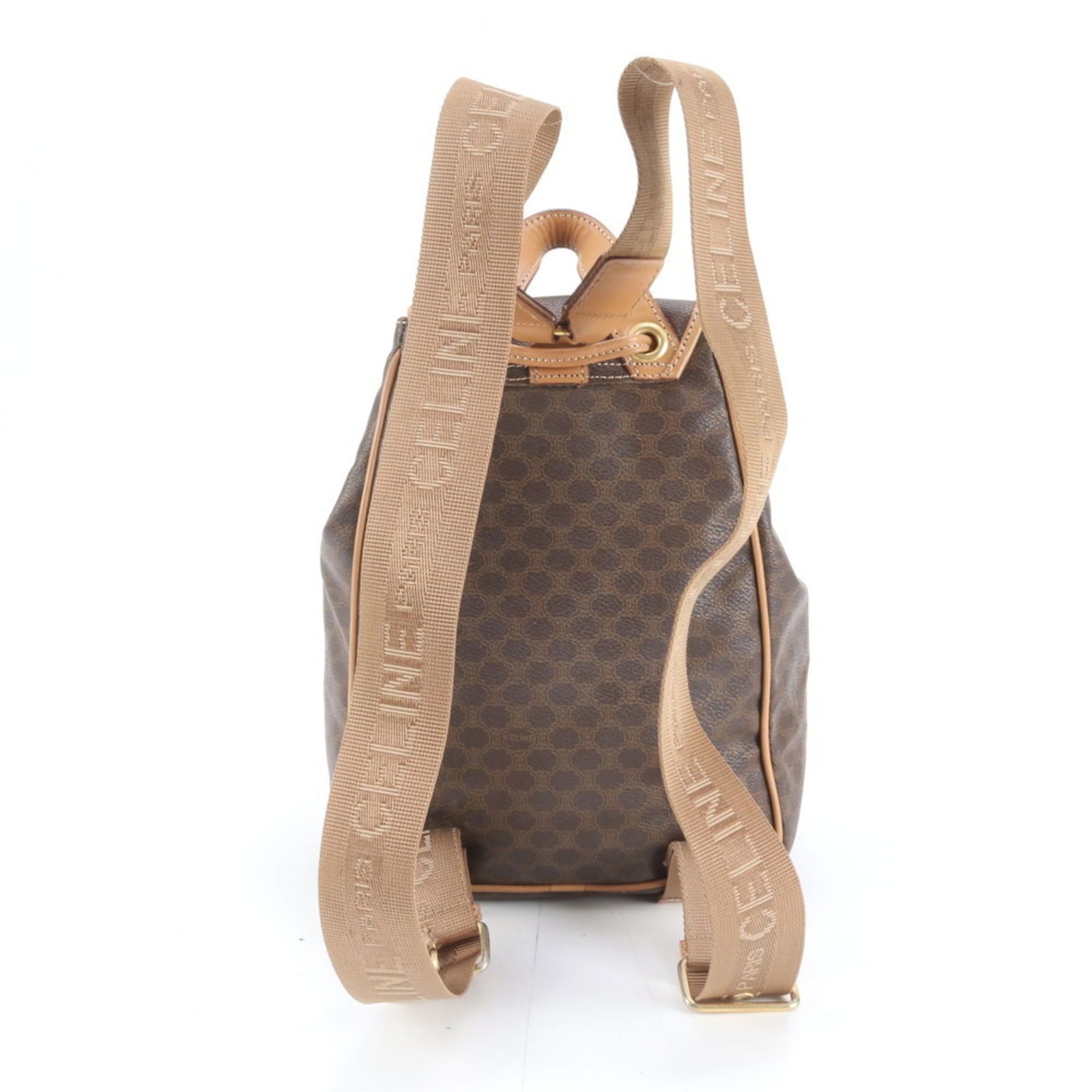 Coated Canvas - Celine Backpack - Shoulder Bag Leather - 3