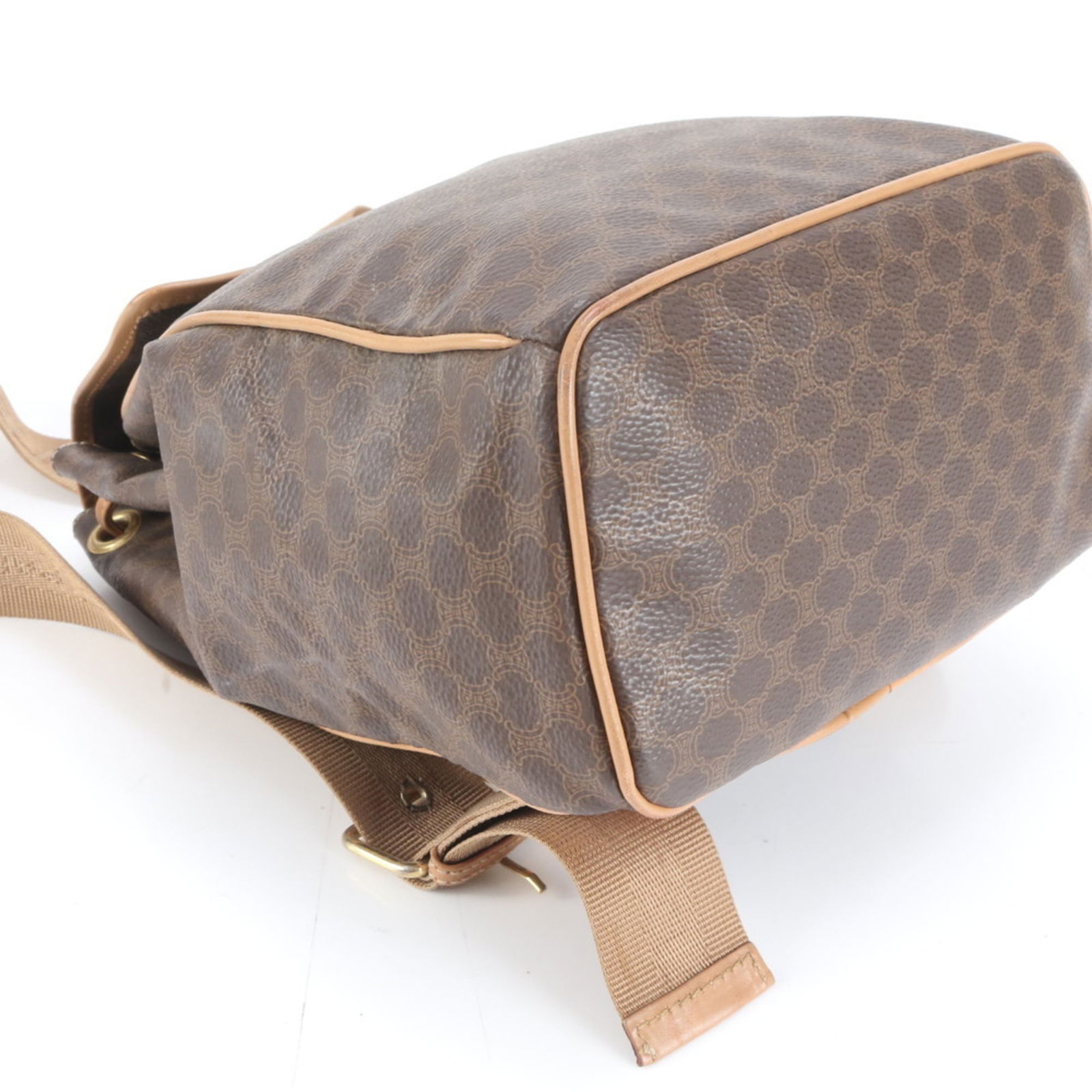 Coated Canvas - Celine Backpack - Shoulder Bag Leather - 4