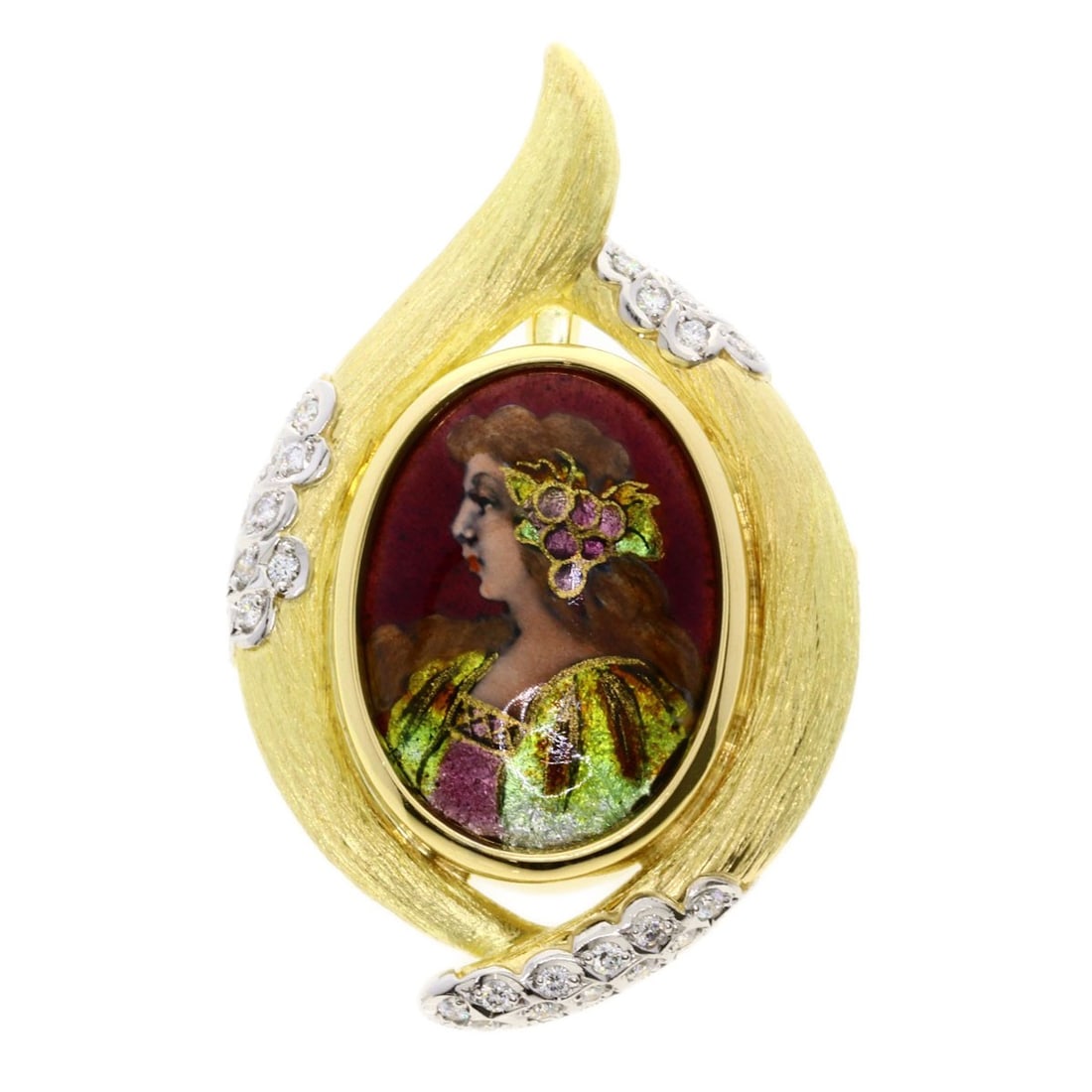 PT900 MITSUO KAJI Miniature Diamond Enamel Brooch K18 Yellow Gold: PT900 MITSUO KAJI Miniature Diamond Enamel Brooch K18 Yellow Gold This listing features PT900 MITSUO KAJI Miniature Diamond Enamel Brooch K18 Yellow Gold. Item specifics are provided below. Item