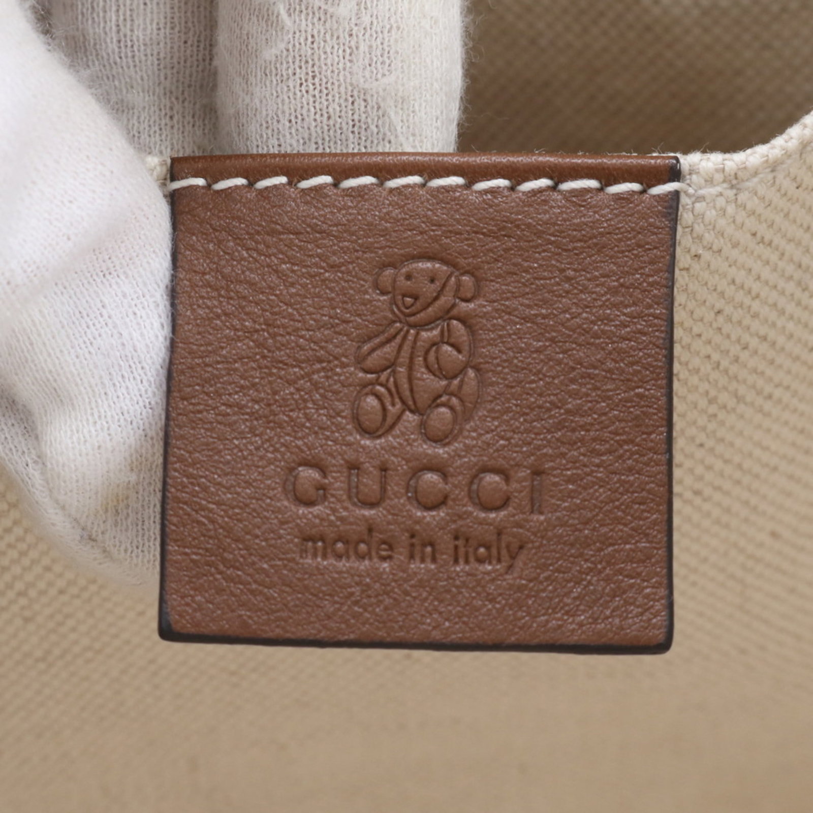 Canvas - Gucci Handbag - Tote Bag Leather - 8