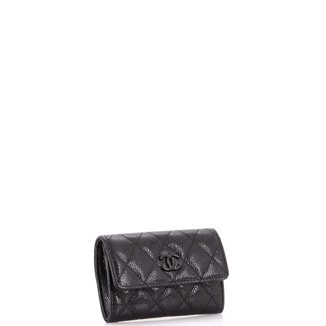 Caviar Chanel Incognito Flap Card Case Quilted - 2
