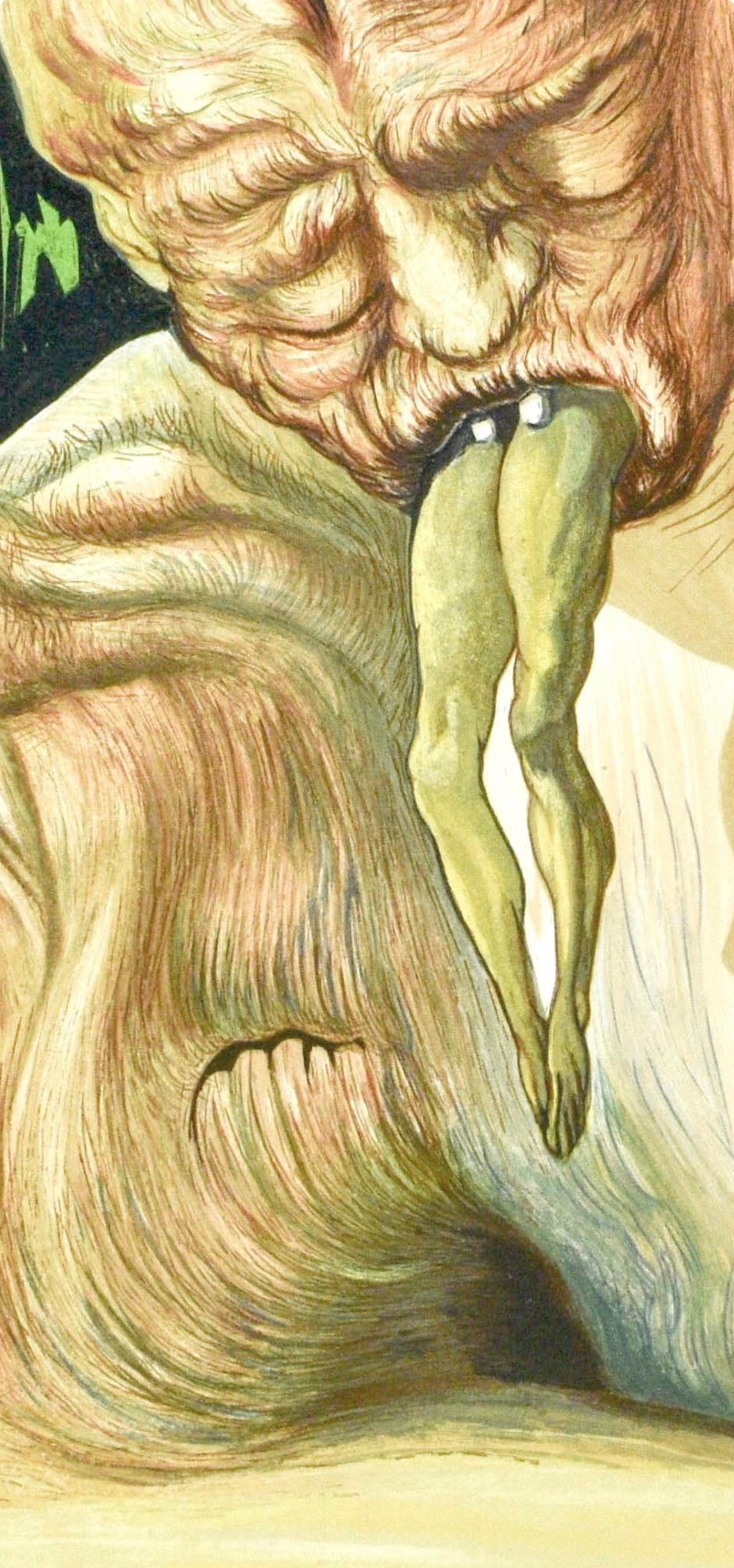 Woodcut - Salvador Dali - Inferno XXVII (Michler/ Lpsinger 1039-1138; Field 189-200) - La Divina - 4