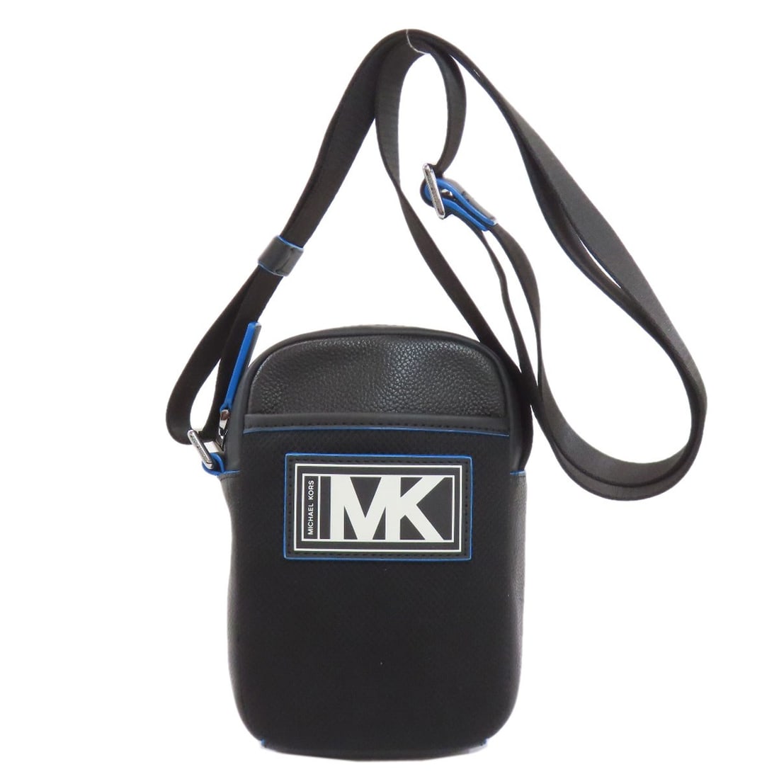 Nylon Michael Kors MK logo Shoulder Bag Leather: Nylon Michael Kors MK logo Shoulder Bag Leather This listing features Nylon Michael Kors MK logo Shoulder Bag Leather. Item specifics are provided below. Item Specifics: Brand: Michael Kors Style: Sho