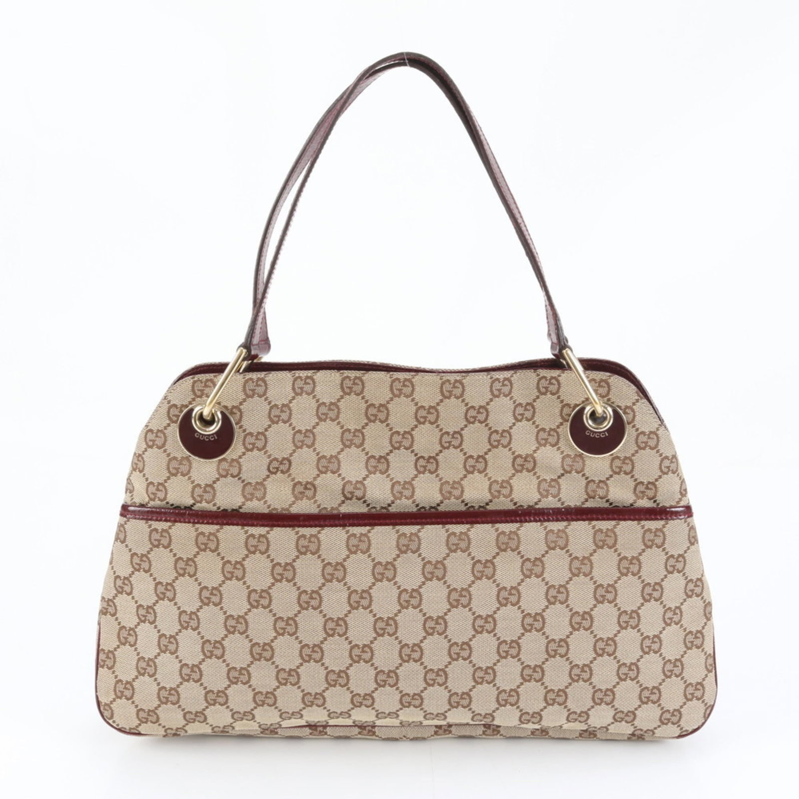 Canvas - Gucci Handbag - Shoulder Bag - Tote Bag Leather (1 of 9)