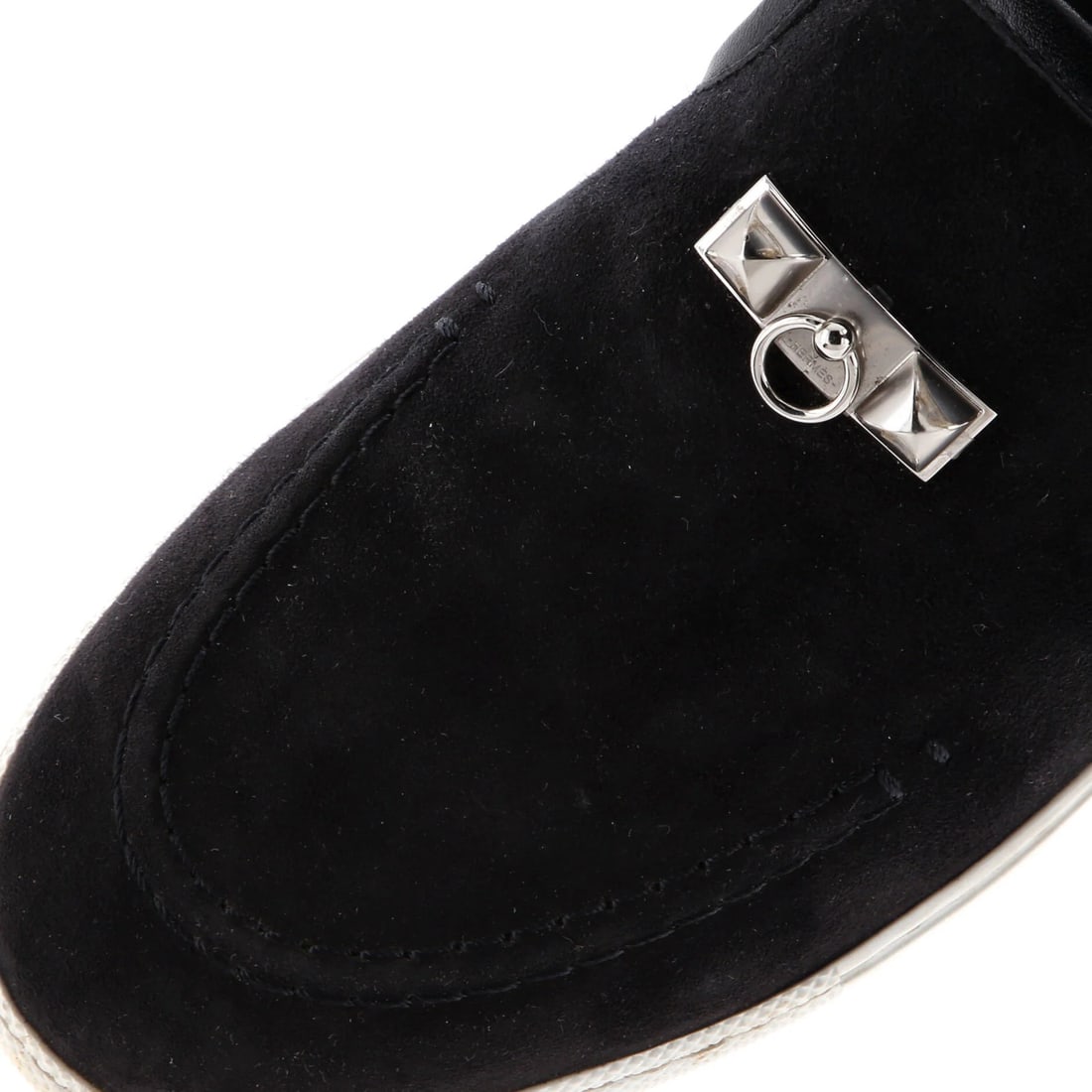 Suede Hermes Women's Jour Loafers - 5