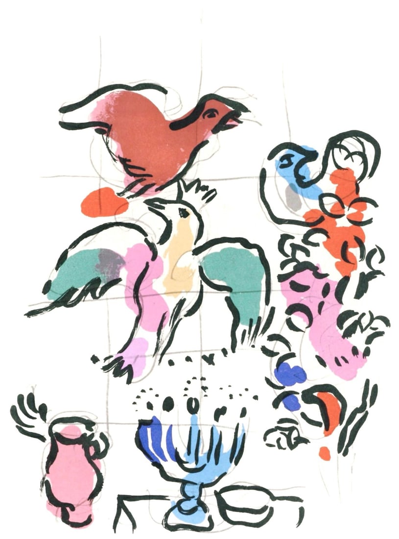 Lithograph - Marc Chagall - Tribe of Asher - Jerusalem Windows: Lithograph - Marc Chagall - Tribe of Asher - Jerusalem Windows This listing features Lithograph - Marc Chagall - Tribe of Asher - Jerusalem Windows. Item specifics are provided below. Item Specifics: