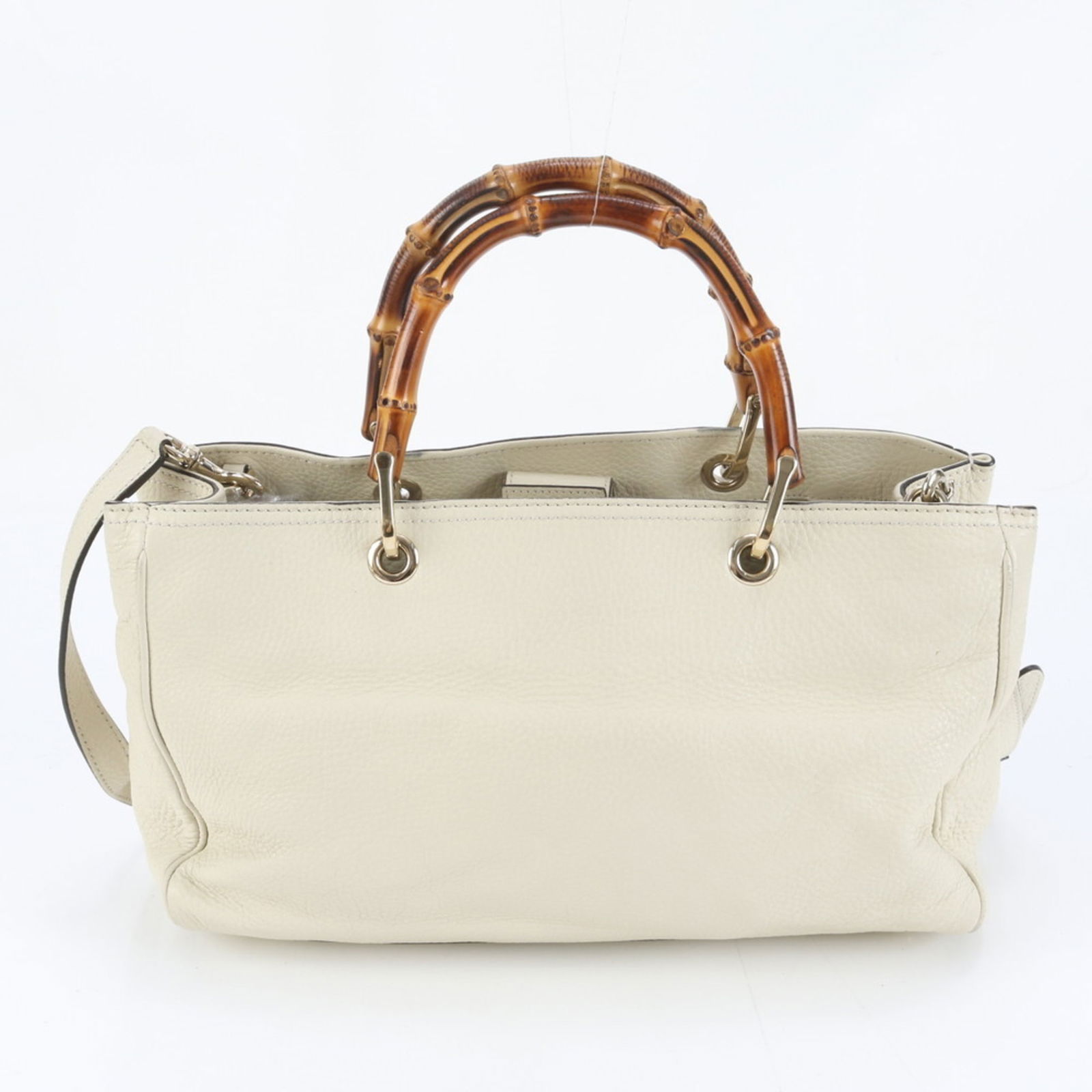 Leather - Gucci Handbag - Shoulder Bag - Tote Bag Bamboo - 3