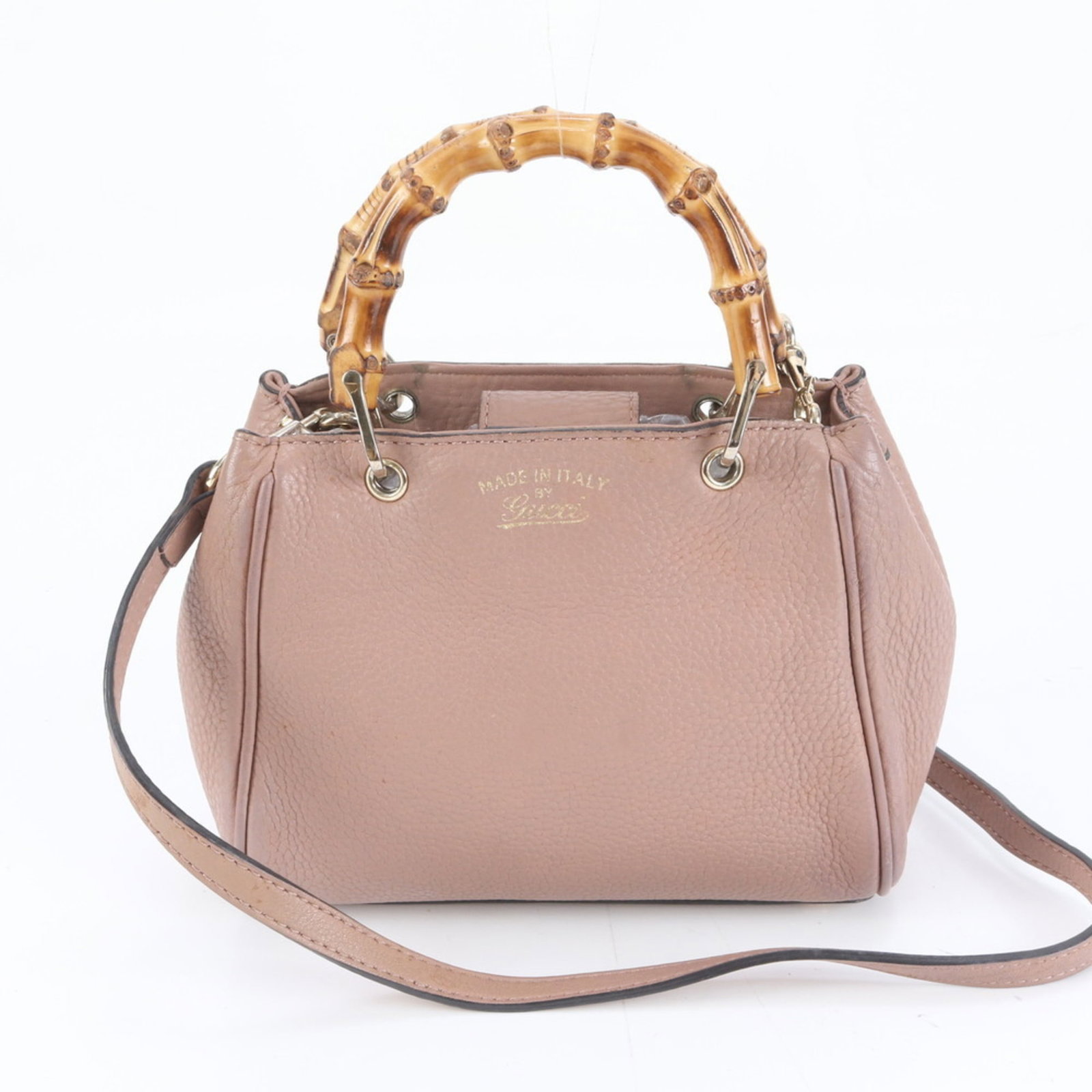 Leather - Gucci Handbag - Shoulder Bag Bamboo (1 of 9)