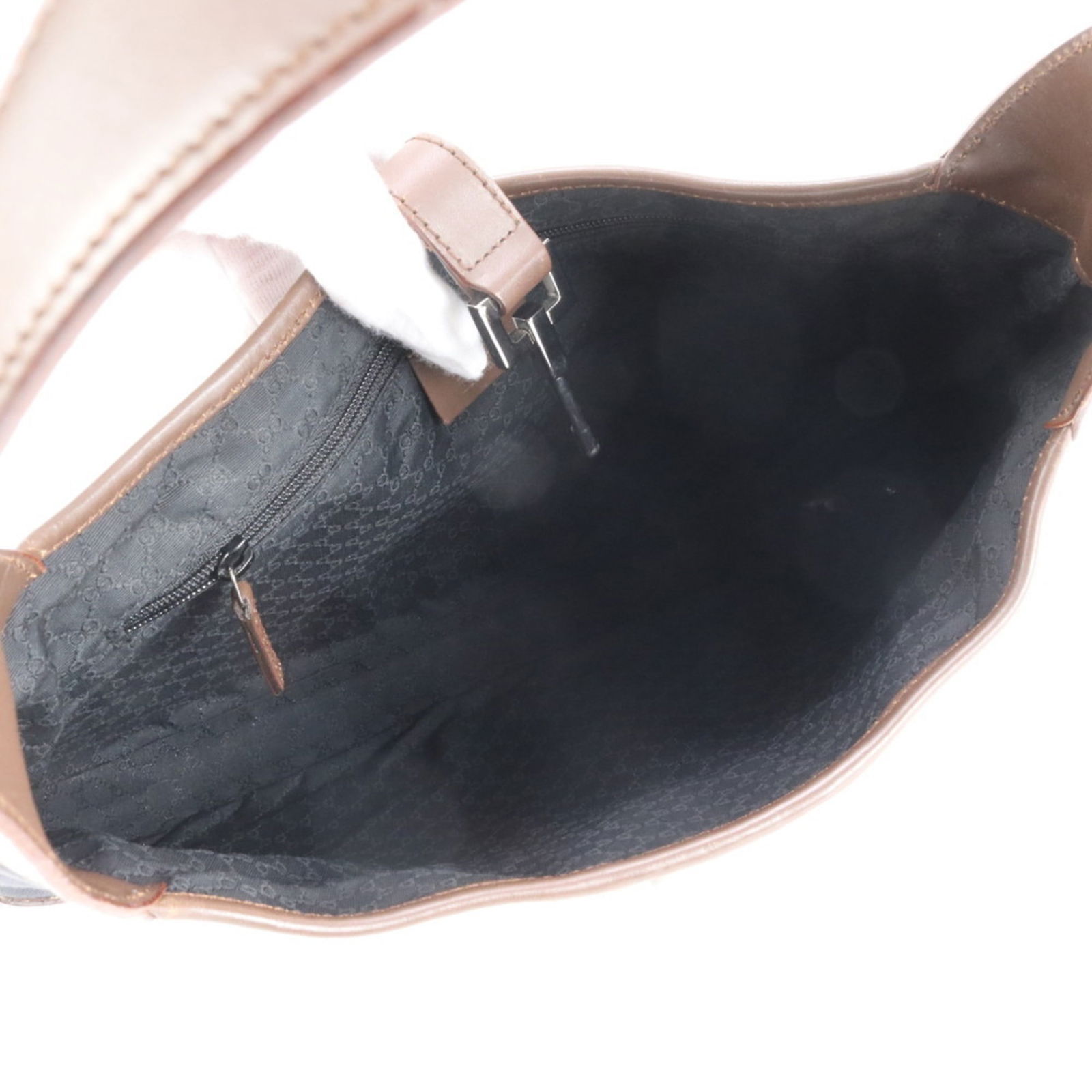 Canvas - Gucci Handbag - Shoulder Bag Leather - 7