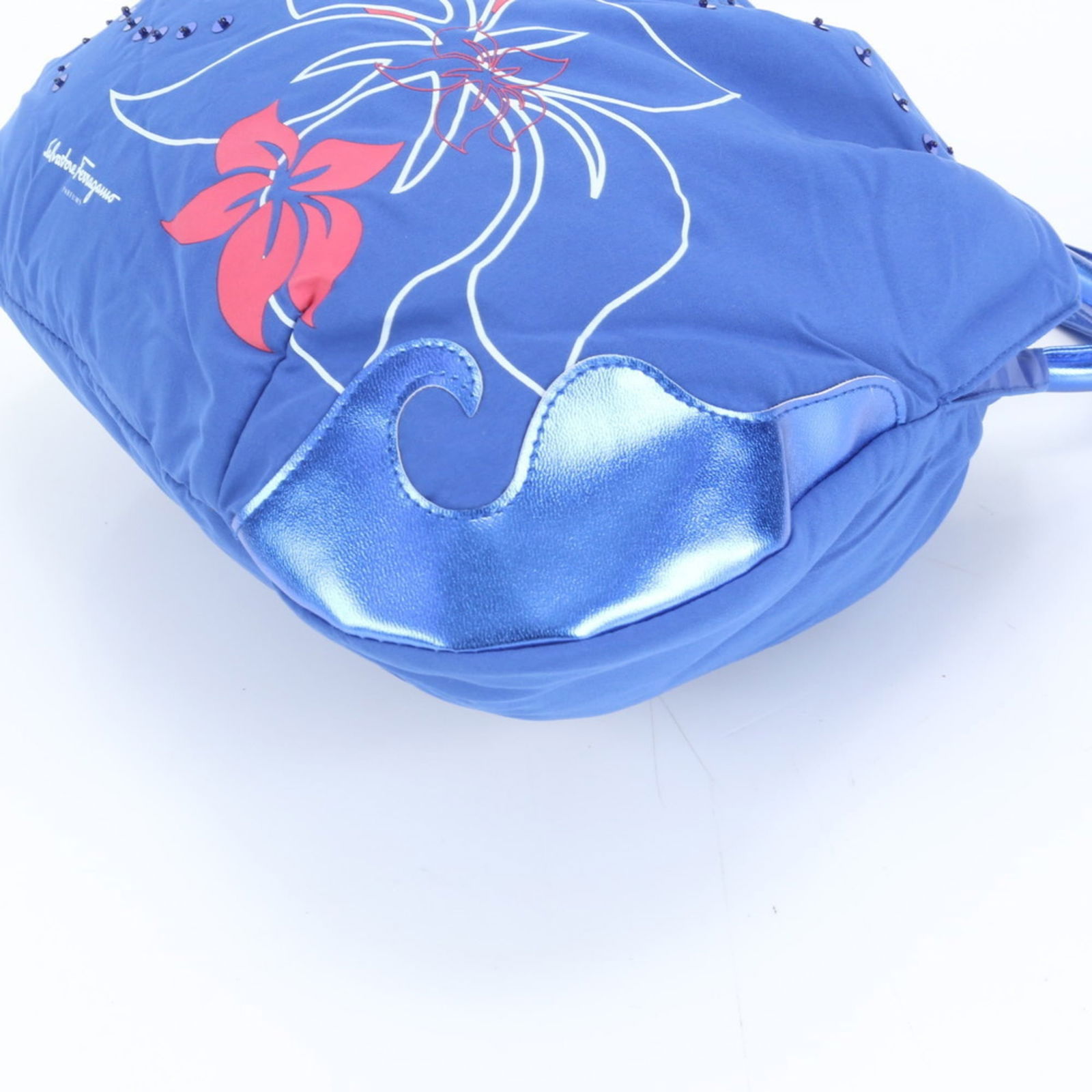 Nylon - Salvatore Ferragamo Handbag - Tote Bag Leather - 5