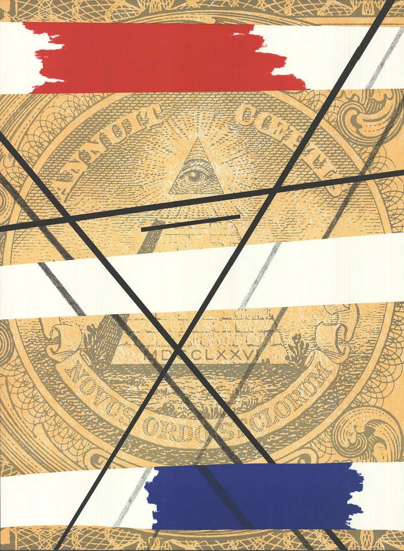 Art ALLAN D'ARCANGELO America: The Third Century 35" x 24" Serigraph 1976 Pop - 2