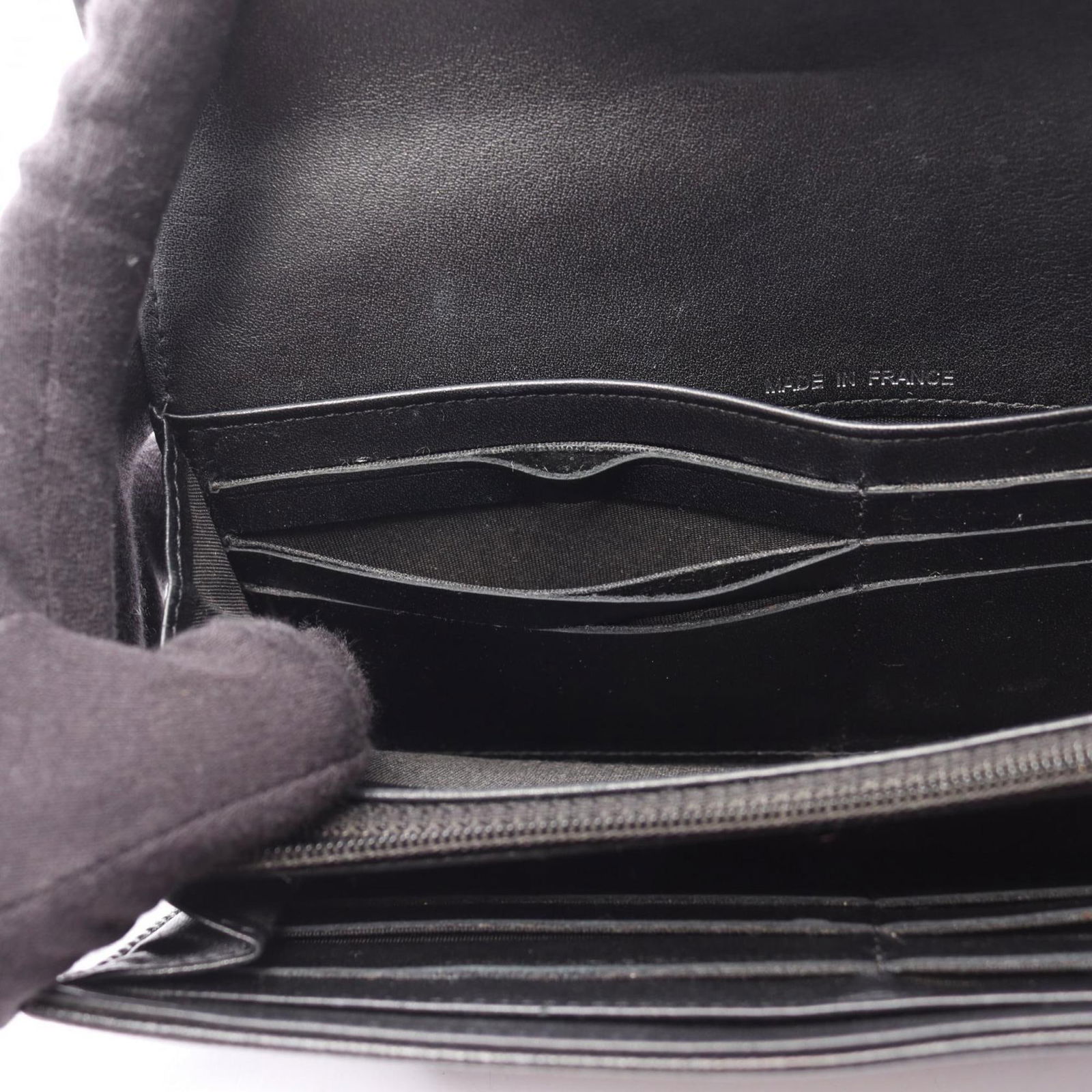 Leather Chanel Long Wallet (Bi-Fold) - 6