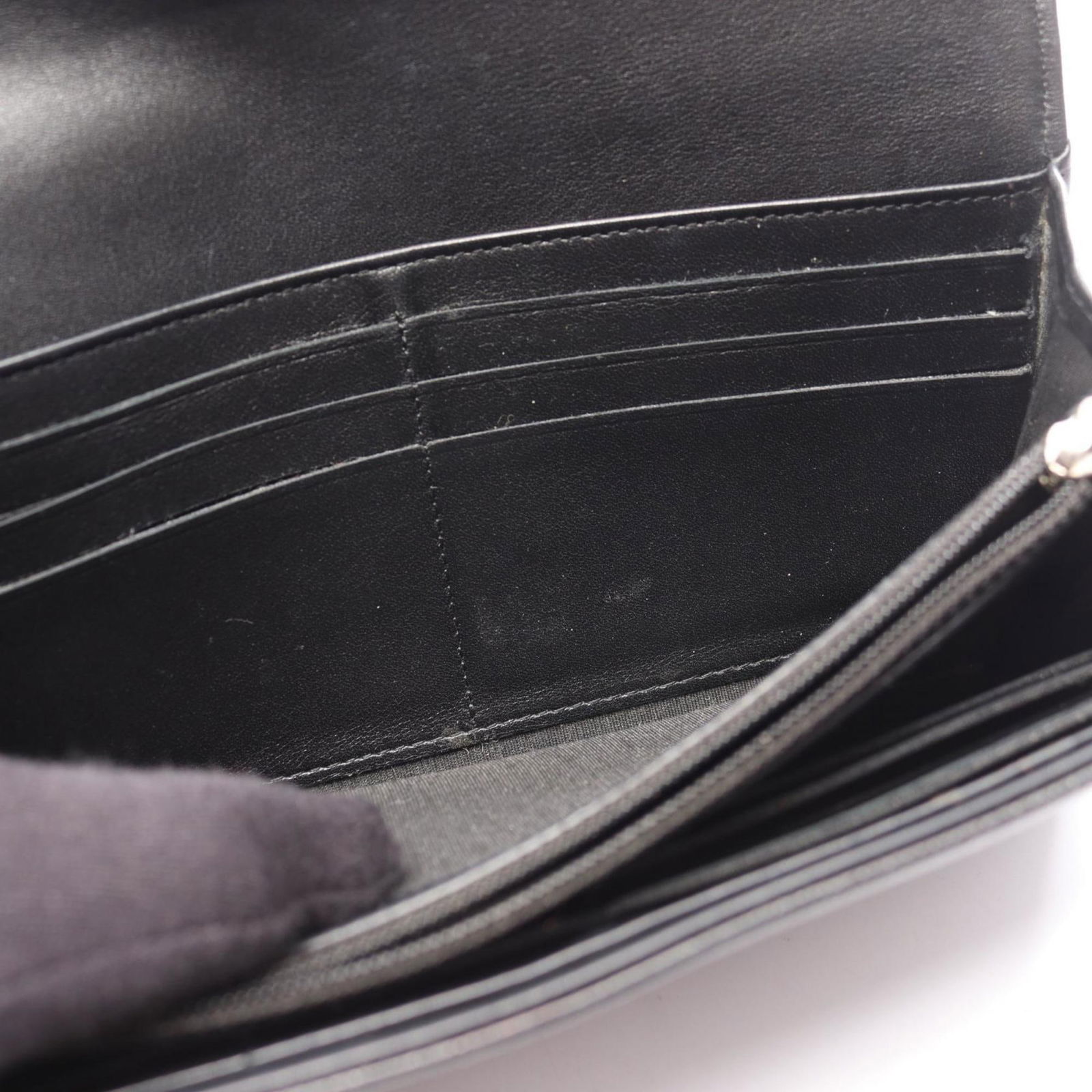 Leather Chanel Long Wallet (Bi-Fold) - 7