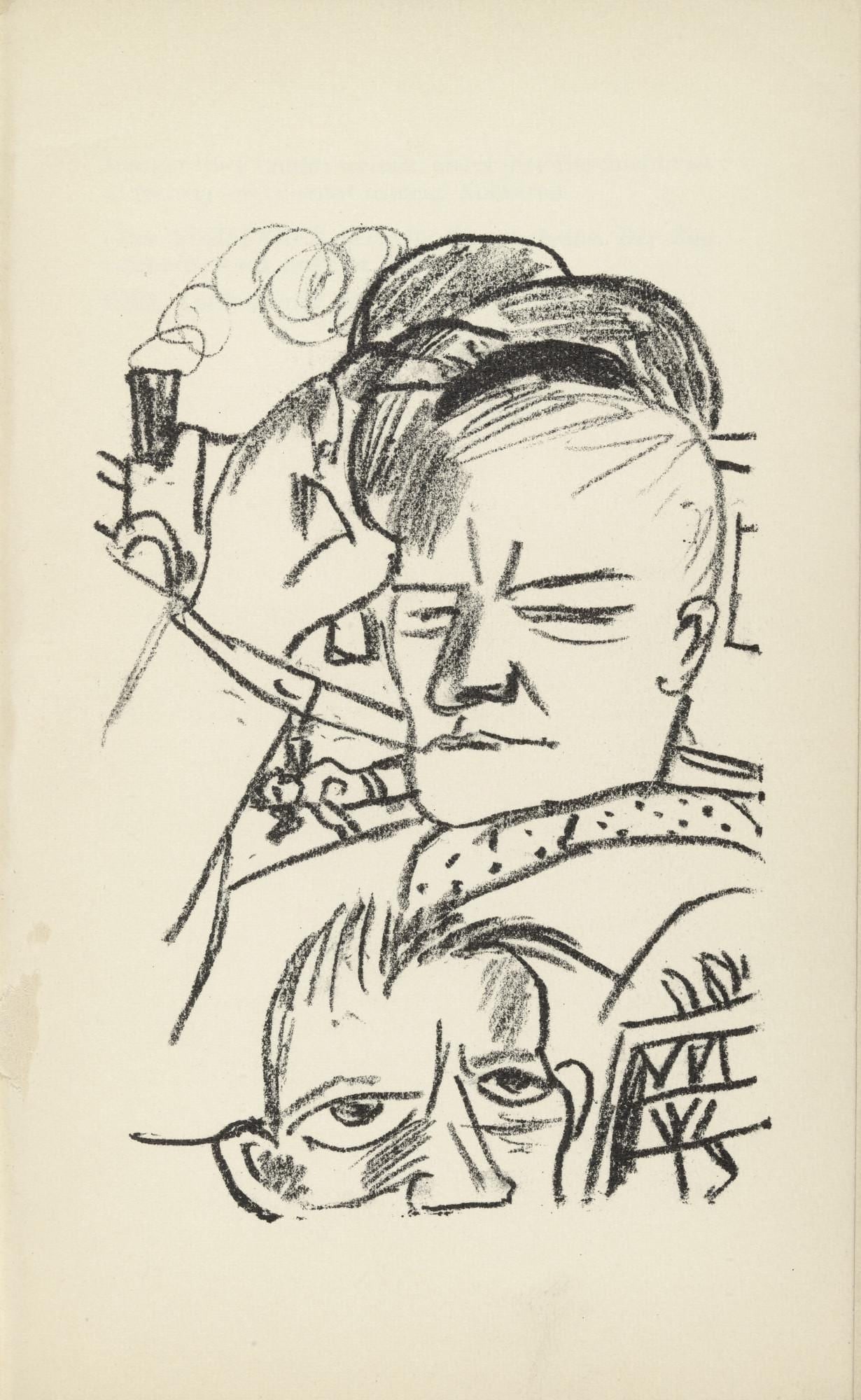 Lithograph - Max Beckmann - Composition (Gallwitz 286; Hofmaier 323-329; Rifkind 150 1-7) - Der - 5