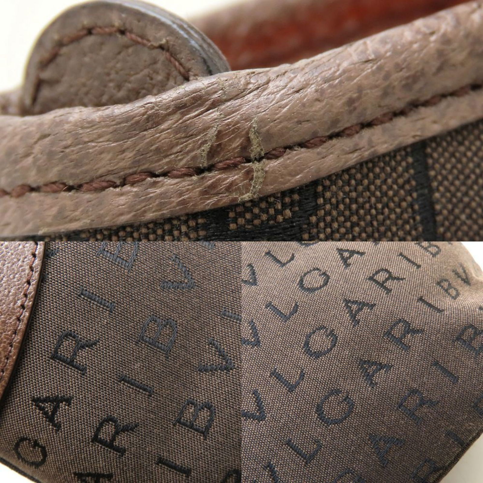 Leather - Bvlgari Handbag Canvas - 4