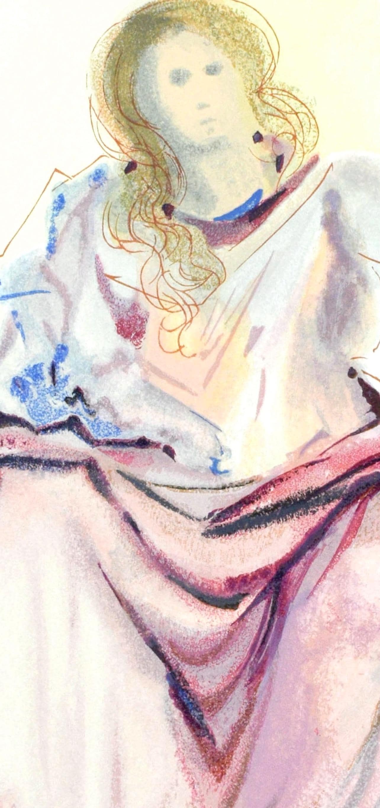 Woodcut - Salvador Dali - Paradiso IV (Michler/ Lpsinger 1039-1138; Field 189-200) - La Divina - 2