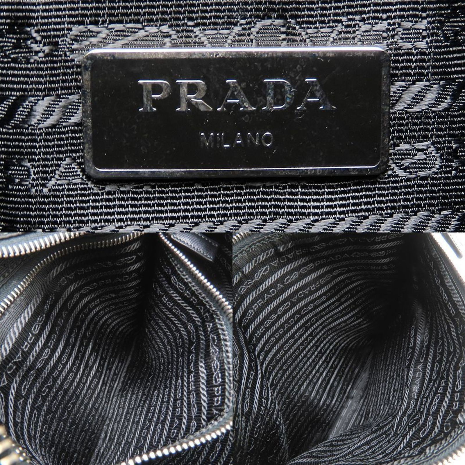 Saffiano Triangle - Prada Shoulder Bag Nylon - 7