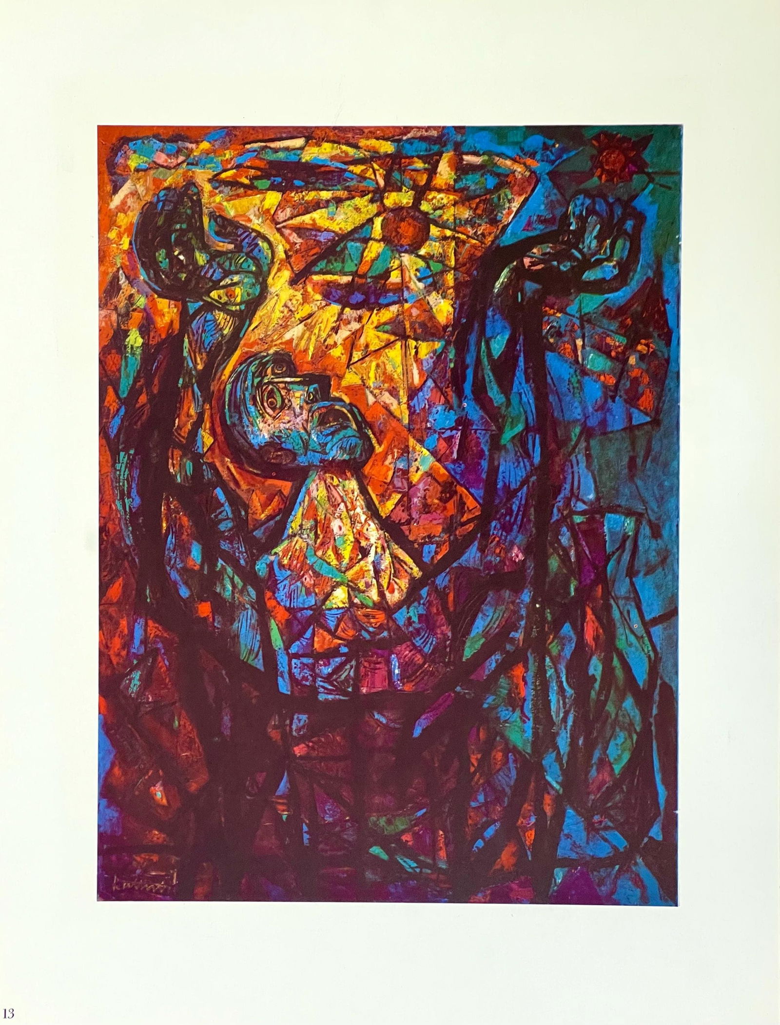 Lithograph - Abraham Rattner - Job - 5