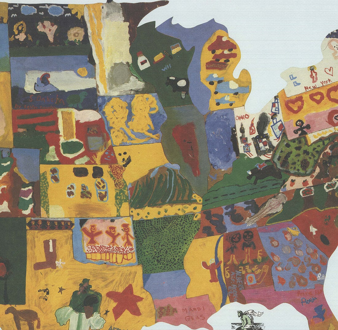 1989 ARTIST UNKNOWN A Year with Children 24" x 36" Offset Lithograph - 4