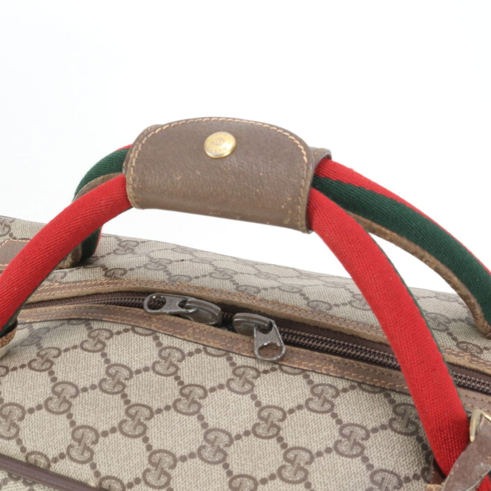 Coated Canvas - Gucci Boston Bag - Tote Bag Leather - 2