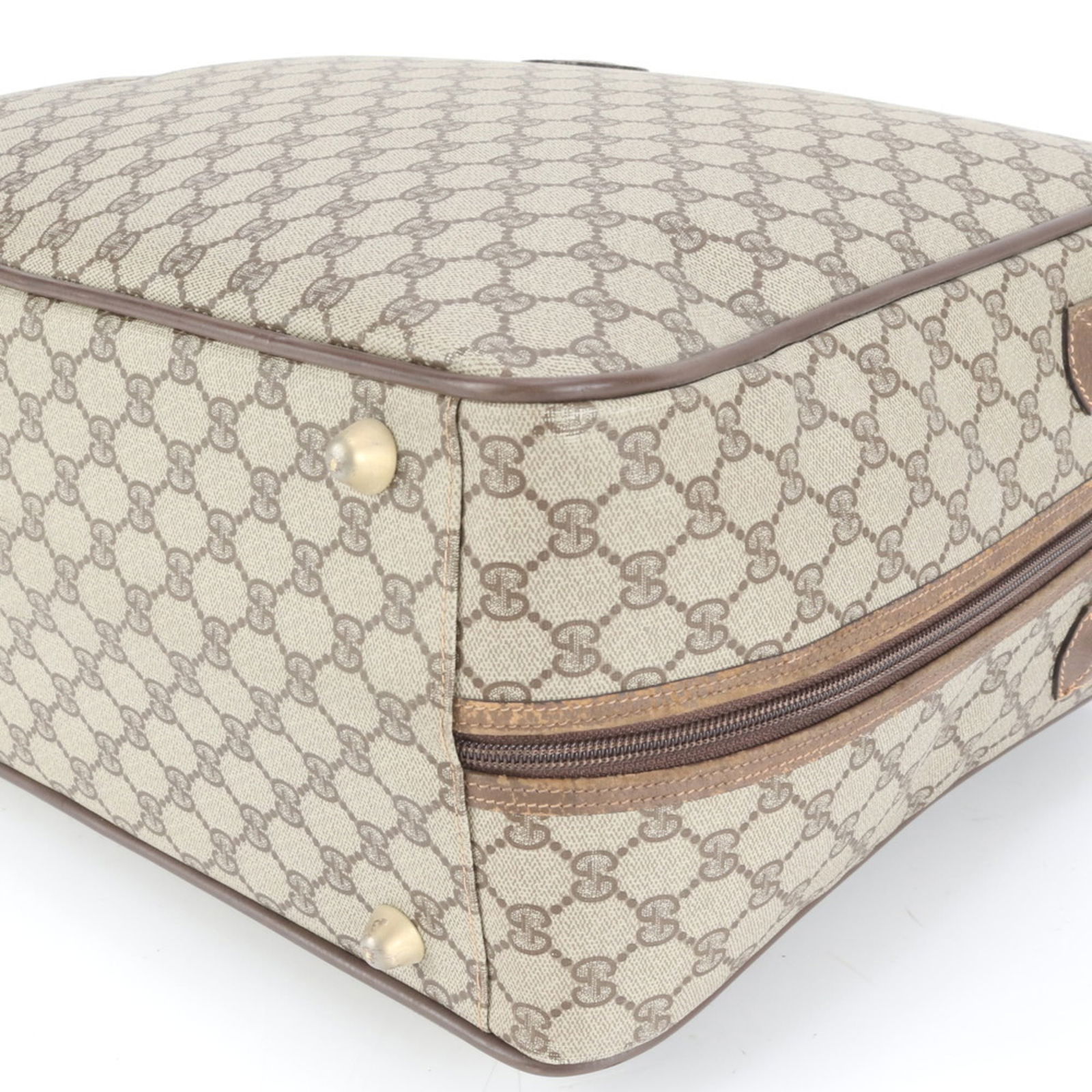 Coated Canvas - Gucci Boston Bag - Tote Bag Leather - 5