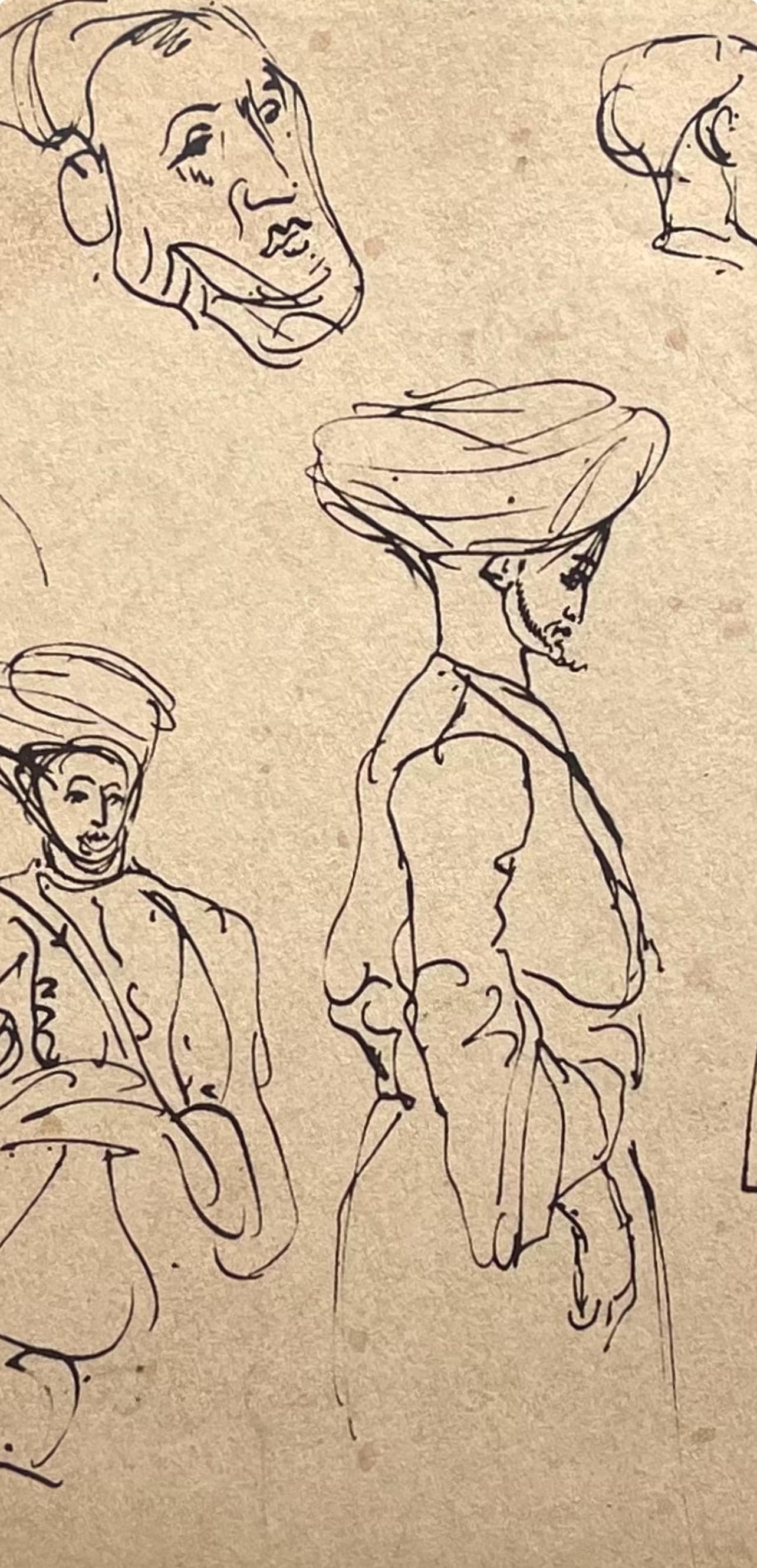 Lithograph - Eugne Delacroix - Composition - Trente et un Dessins et Aquarelles du Maroc - 4