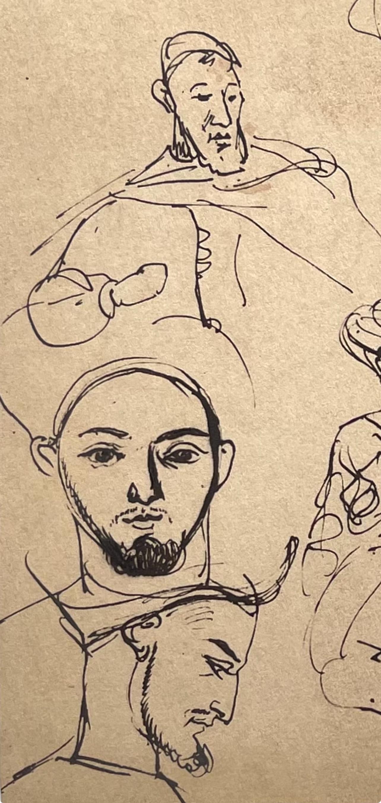 Lithograph - Eugne Delacroix - Composition - Trente et un Dessins et Aquarelles du Maroc - 6