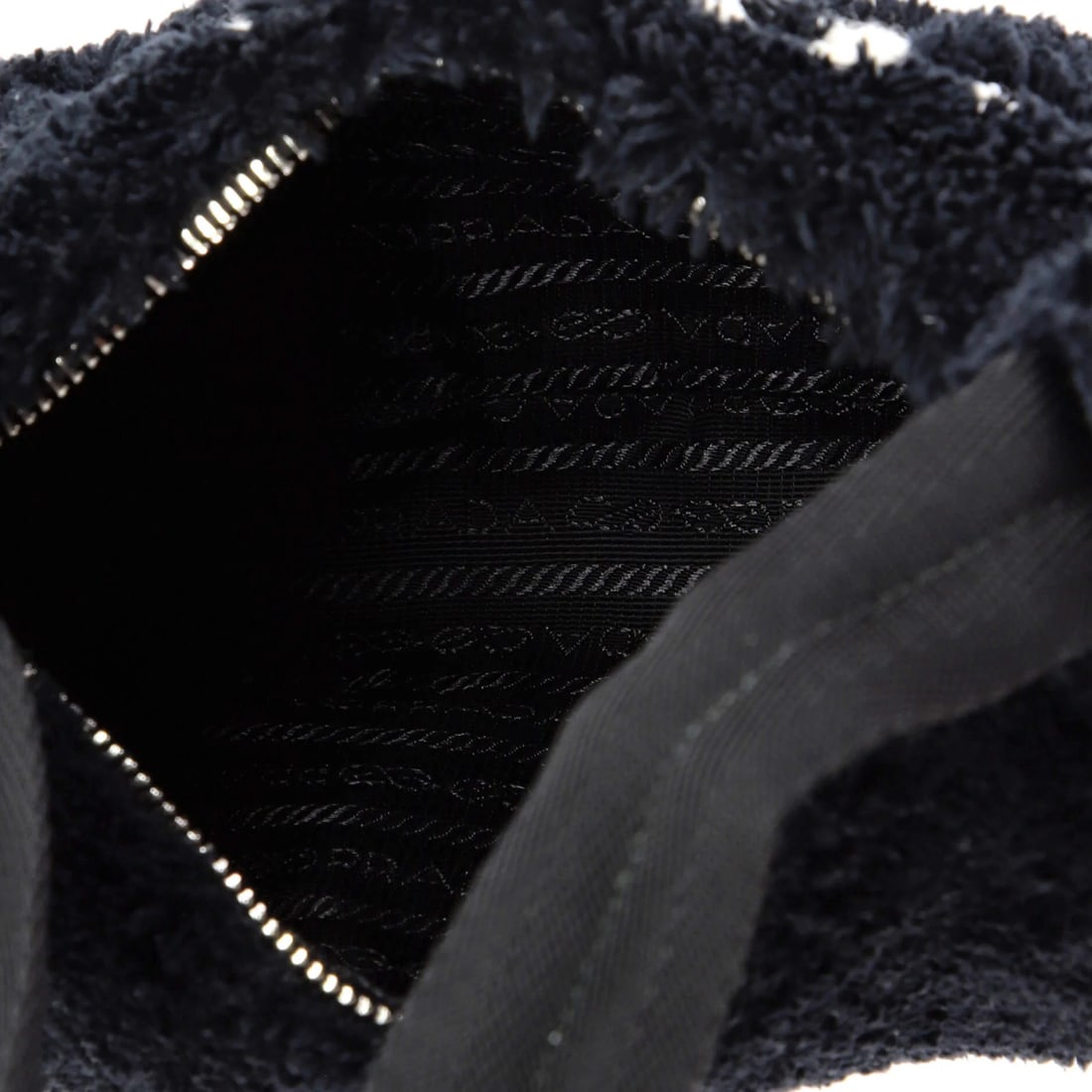 Mini Prada Re-Edition 2000 Hobo Terry Cloth - 5