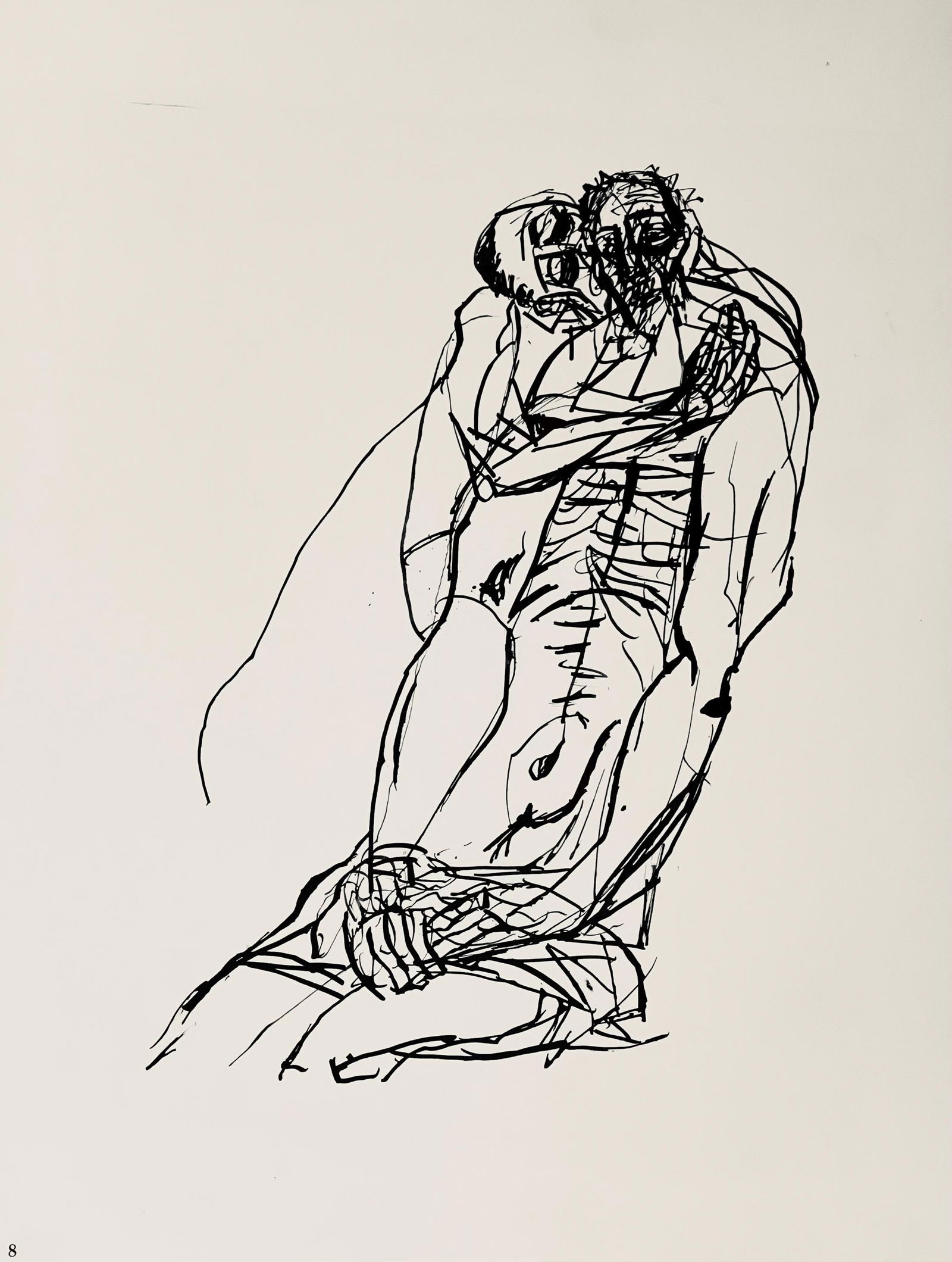 Lithograph - Abraham Rattner - Pieta - 4