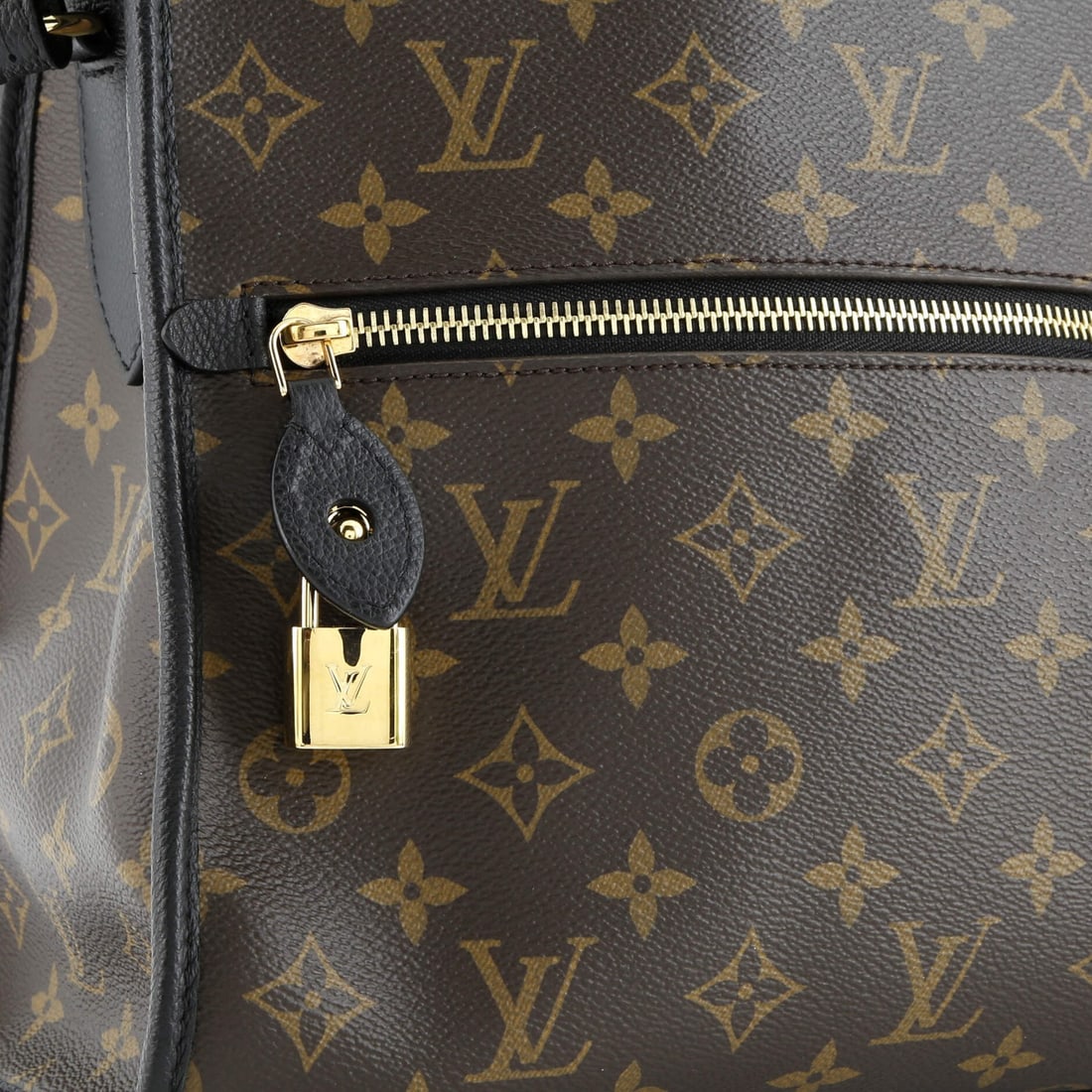 MM Louis Vuitton Popincourt NM Handbag Monogram Canvas with Leather - 7
