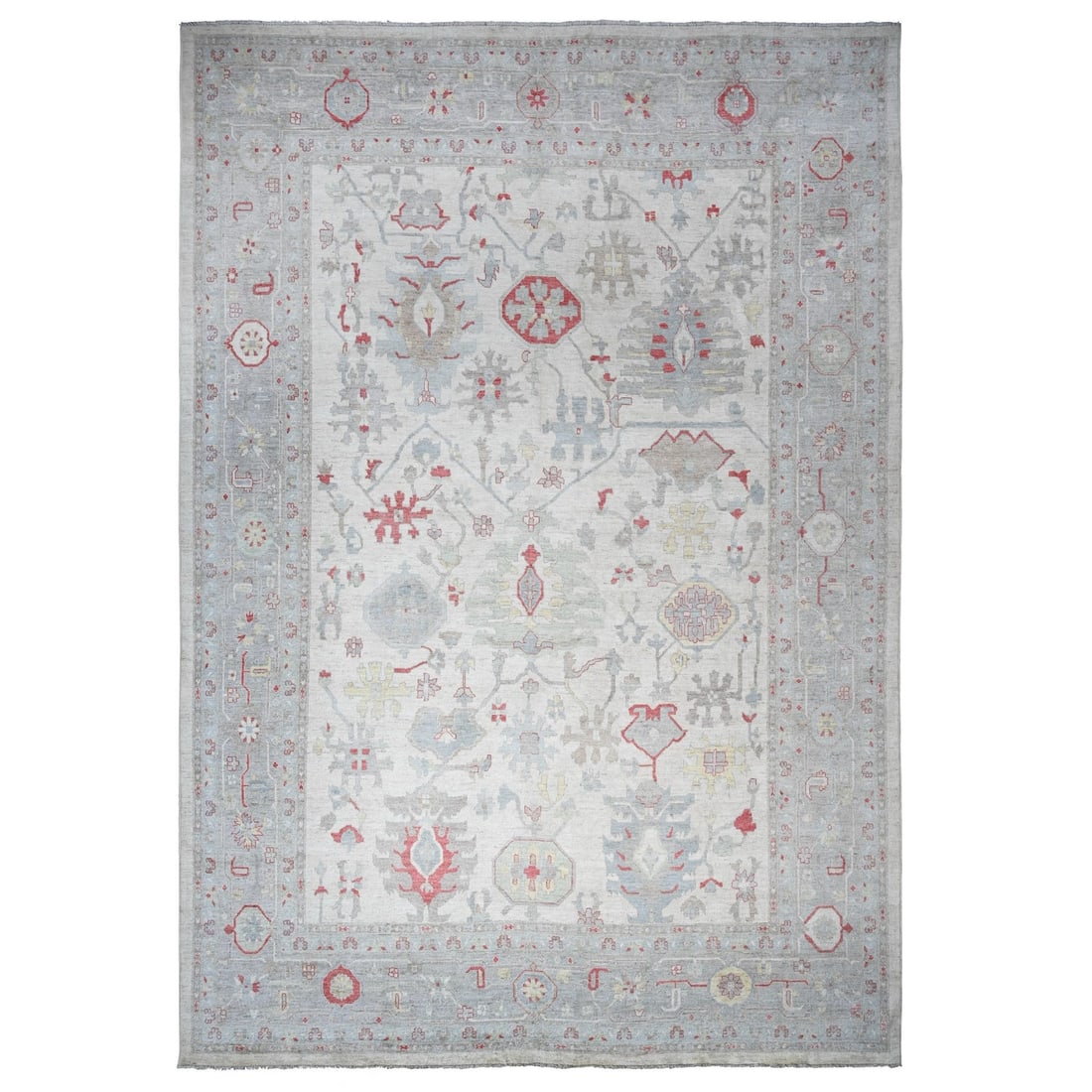 Rug 13'10"x19' Ivory Afghan Angora Oushak Wool Hand Knotted Oversized: Rug 13'10"x19' Ivory Afghan Angora Oushak Wool Hand Knotted Oversized This listing features Rug 13'10"x19' Ivory Afghan Angora Oushak Wool Hand Knotted Oversized. Item specifics are provided below. 