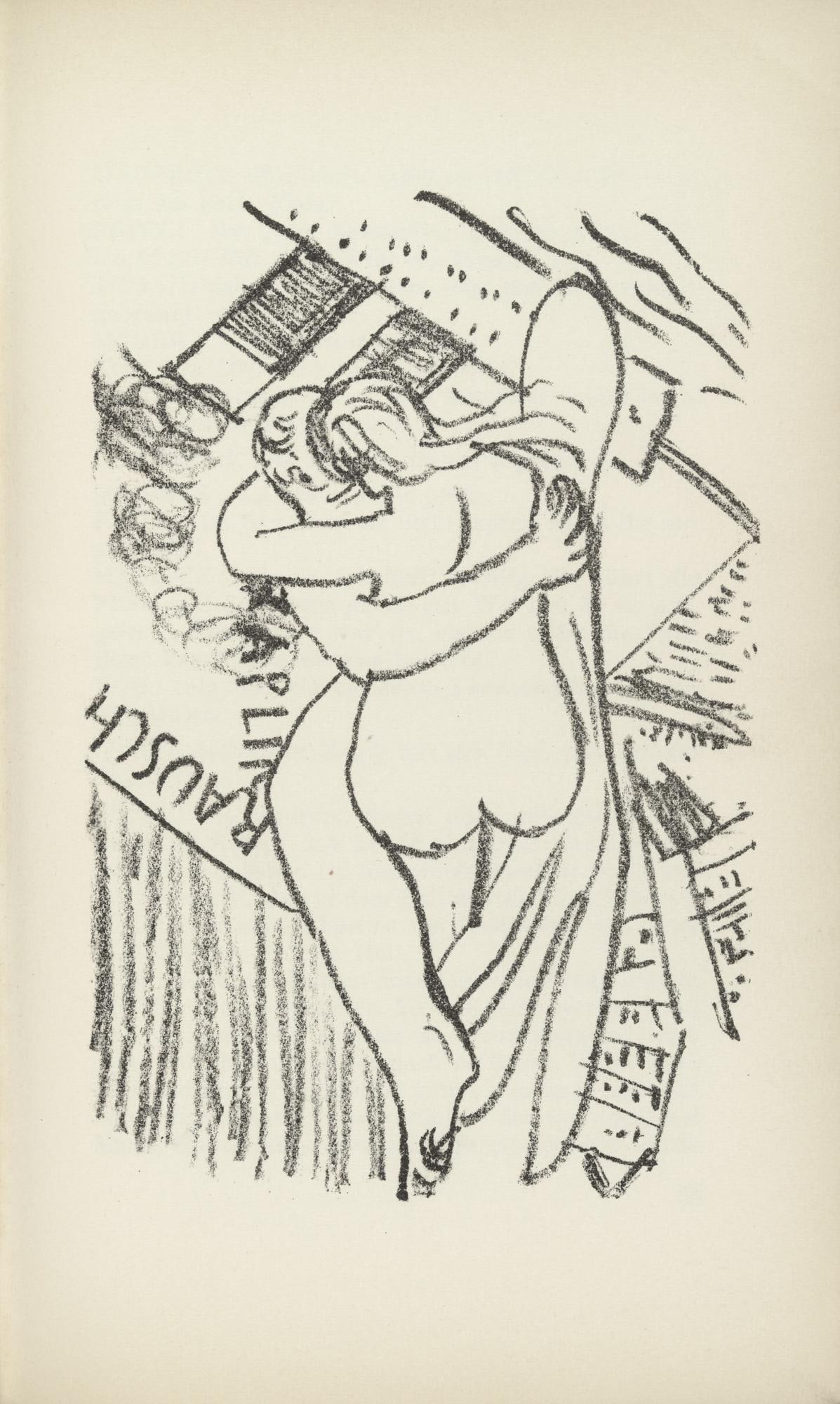 Lithograph - Max Beckmann - Composition (Gallwitz 286; Hofmaier 323-329; Rifkind 150 1-7) - Der - 5