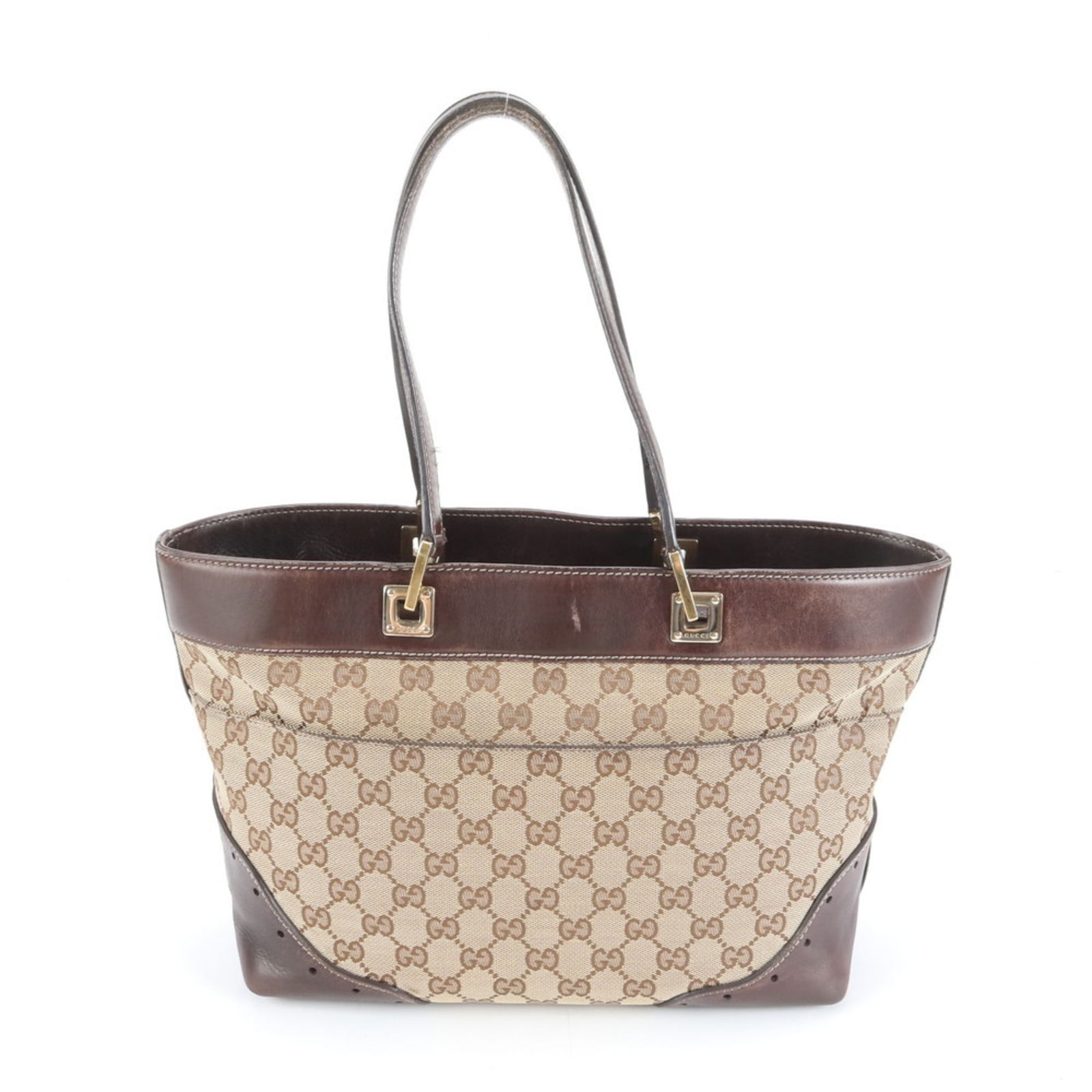 Canvas - Gucci Handbag - Shoulder Bag - Tote Bag Leather - 3