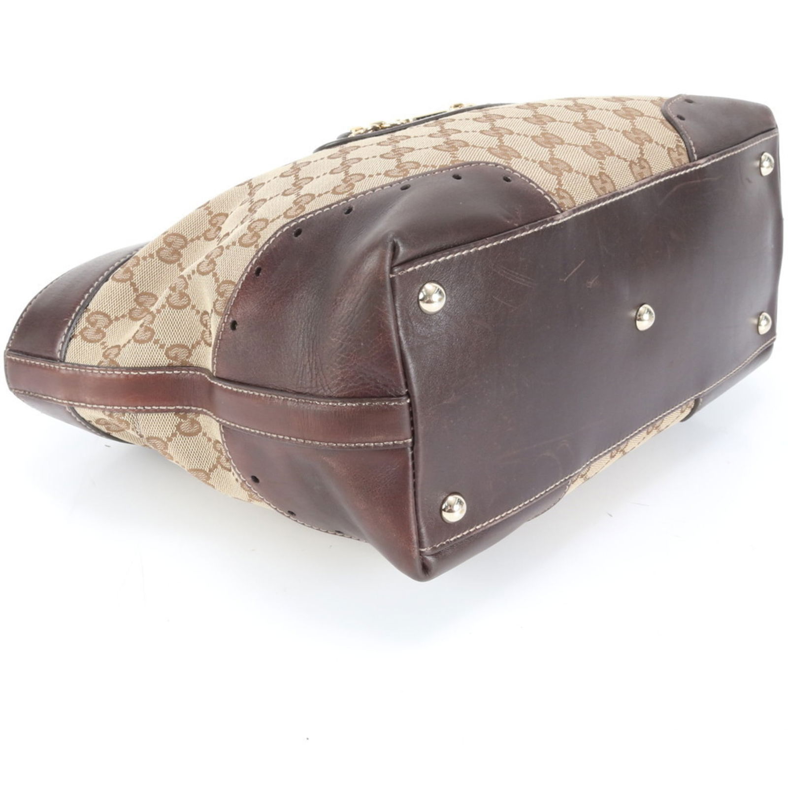 Canvas - Gucci Handbag - Shoulder Bag - Tote Bag Leather - 4