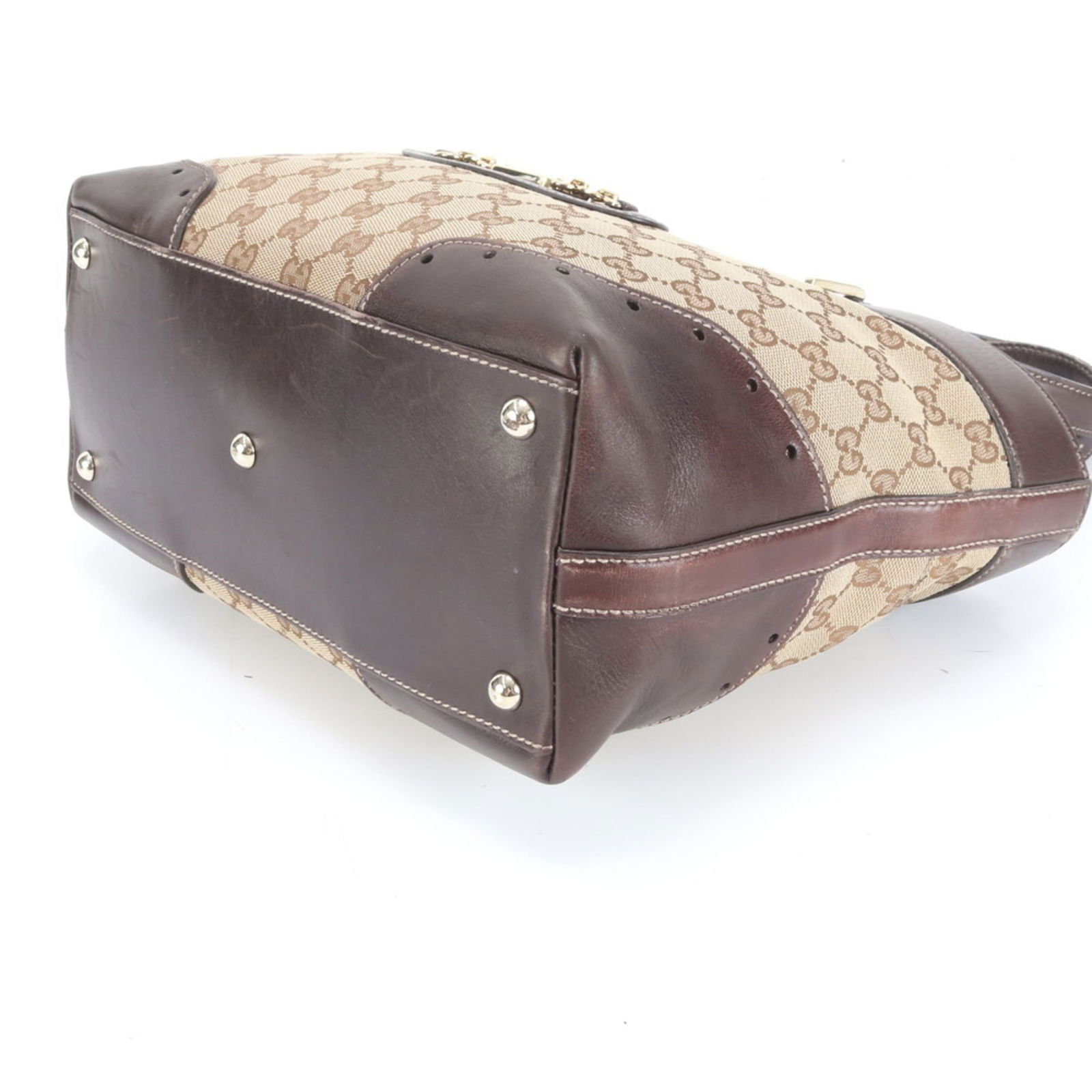 Canvas - Gucci Handbag - Shoulder Bag - Tote Bag Leather - 5