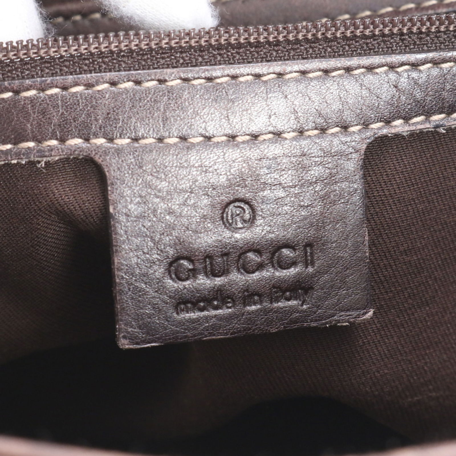 Canvas - Gucci Handbag - Shoulder Bag - Tote Bag Leather - 8